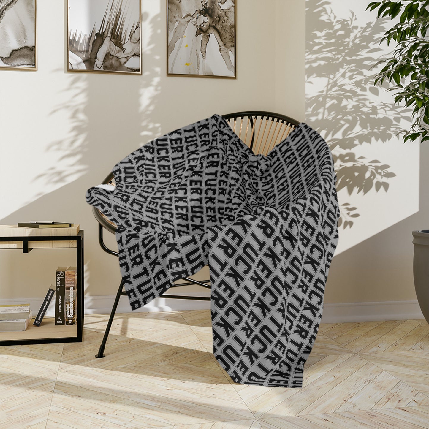 Tucker Custom Blanket Grey