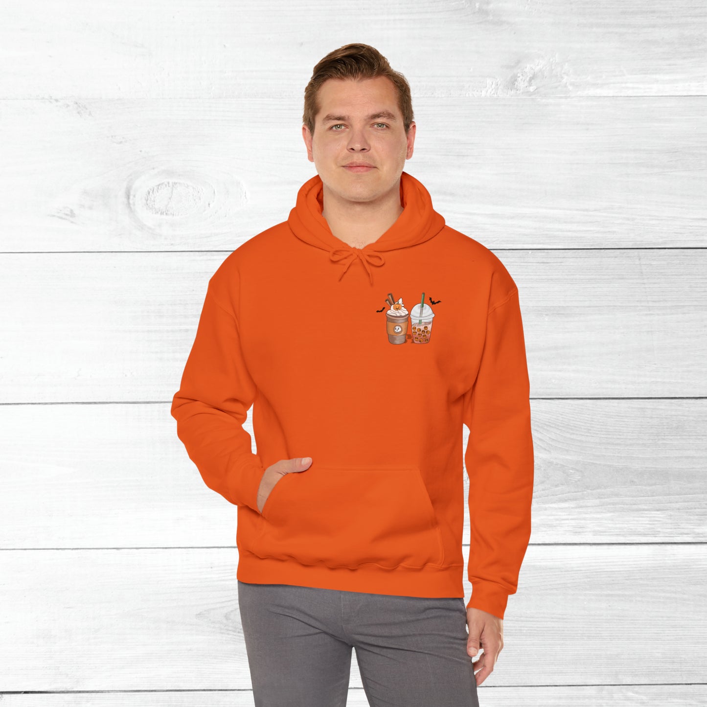 Halloween Coffee Hoodie - Hocus Pocus I need Coffee to Focus Back