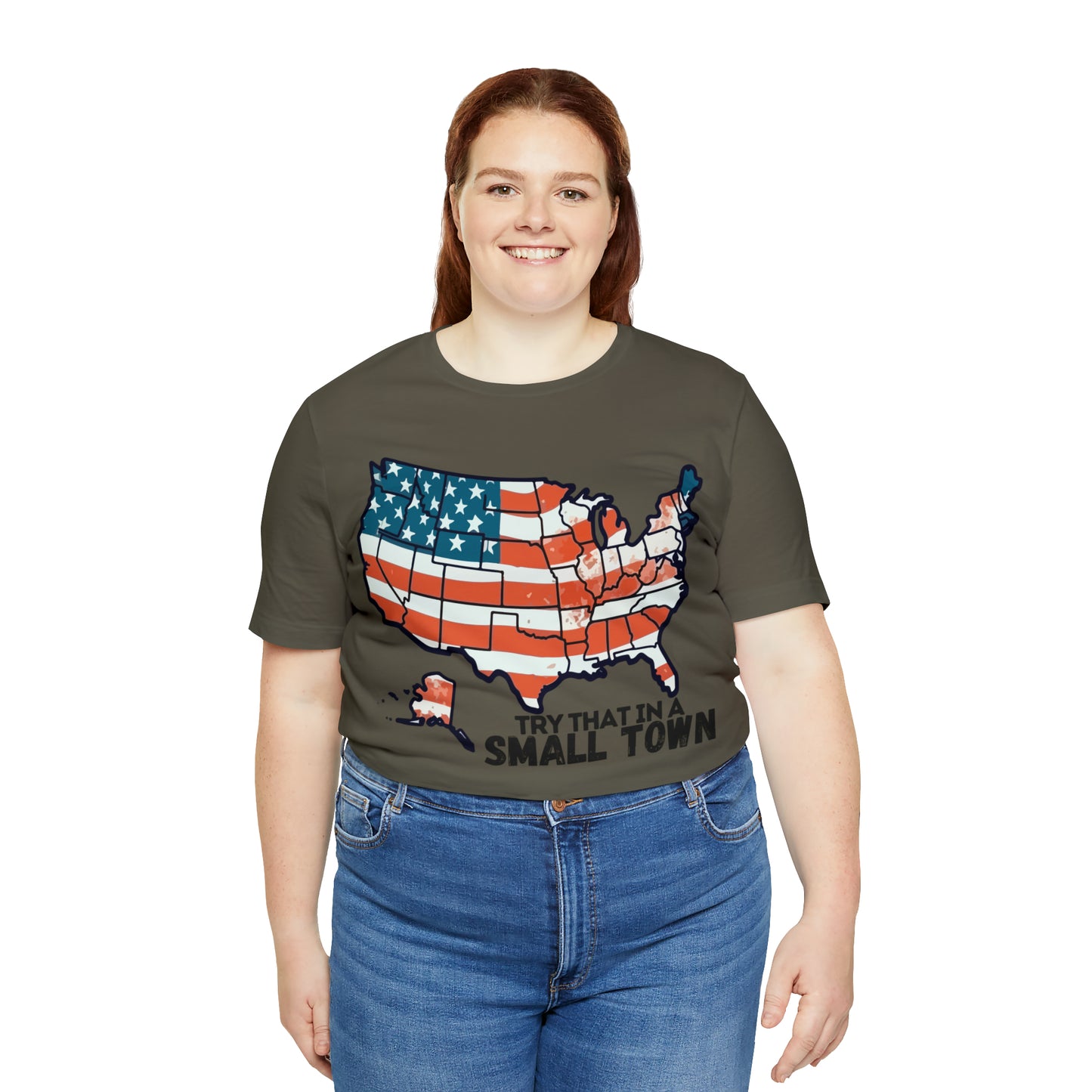 Try That in a Small Town - America Front Graphic - Aldean - Unisex Classic T-Shirt