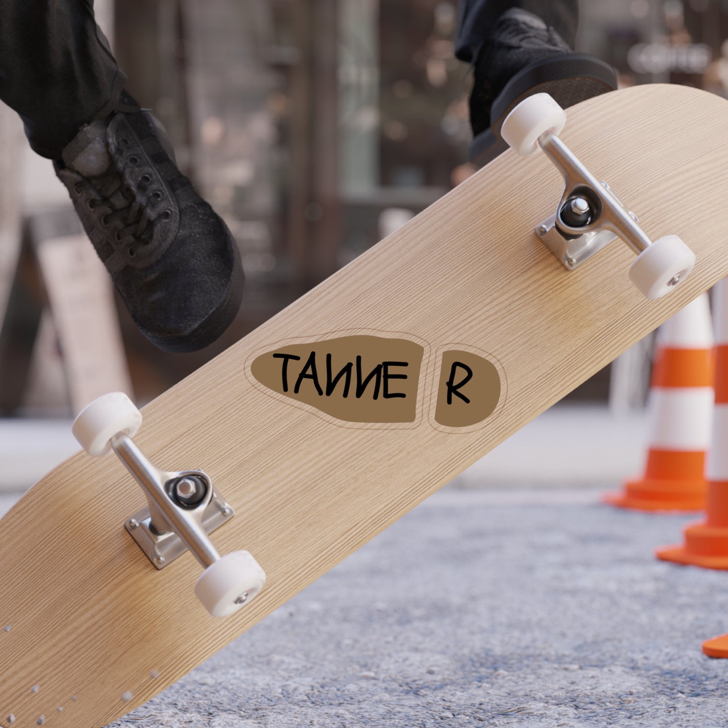 Tanner 6"x6" Die-Cut Outdoor Sticker- Woody