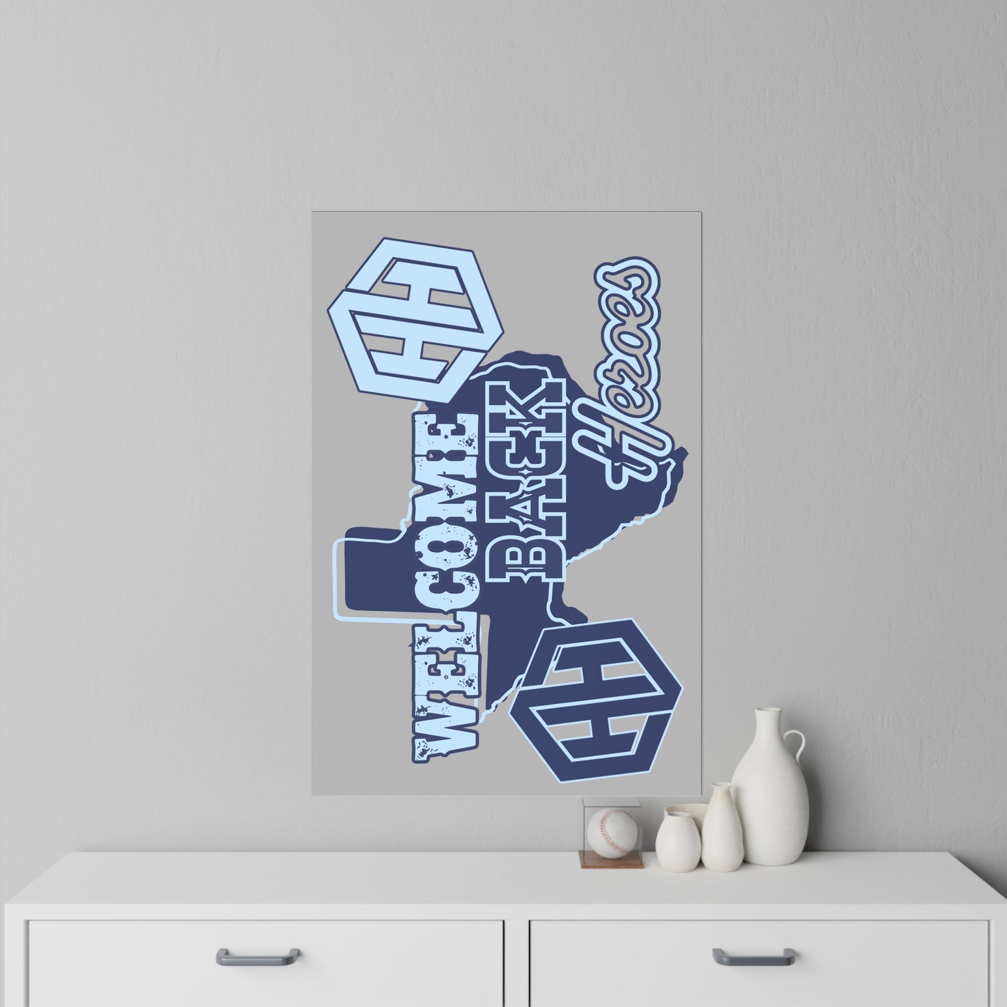 Welcome Back Heroes Wall Decals Hamm