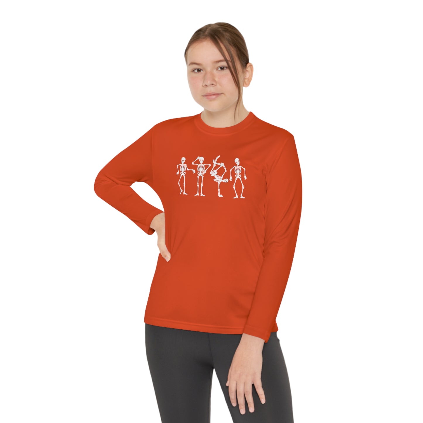Youth Dancing Skelly Long Sleeve T-Shirt