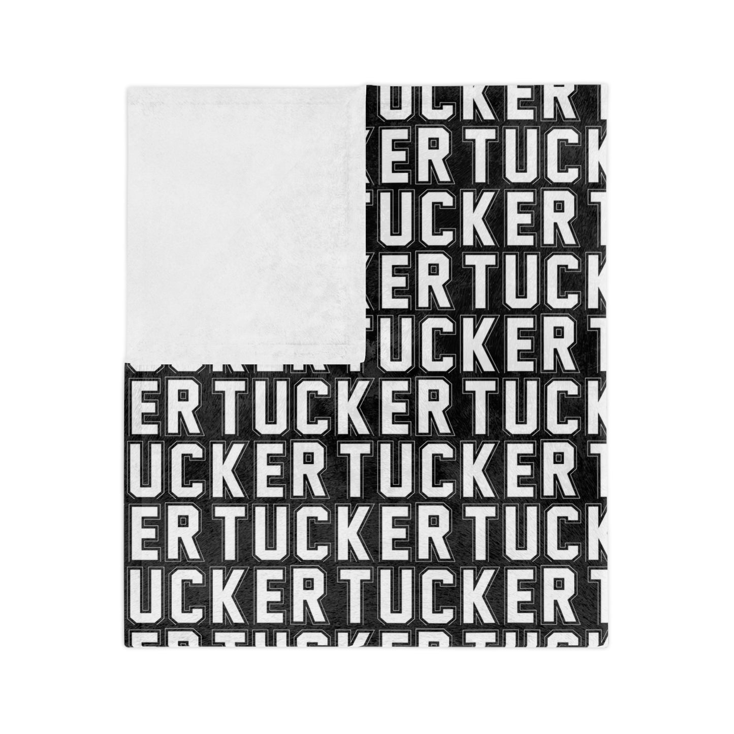 Custom Tucket Blanket Black 1