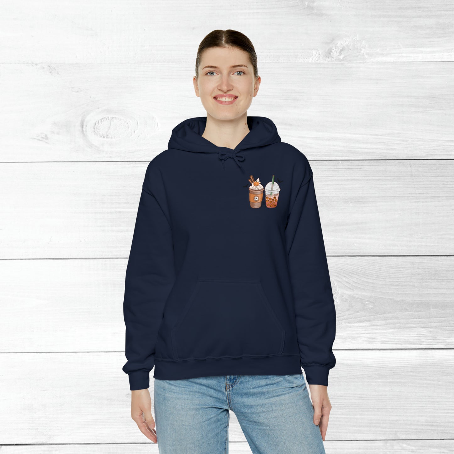 Halloween Coffee Hoodie - Hocus Pocus I need Coffee to Focus Back