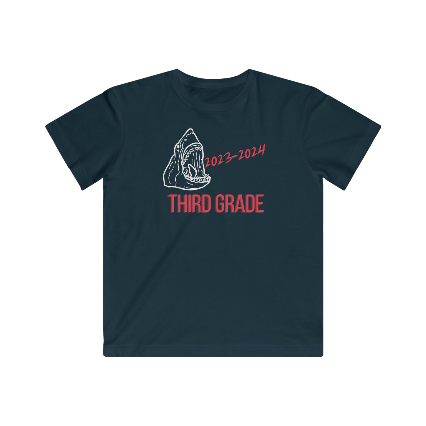 Shark, Third Grade First Day 23-24 T-Shirt