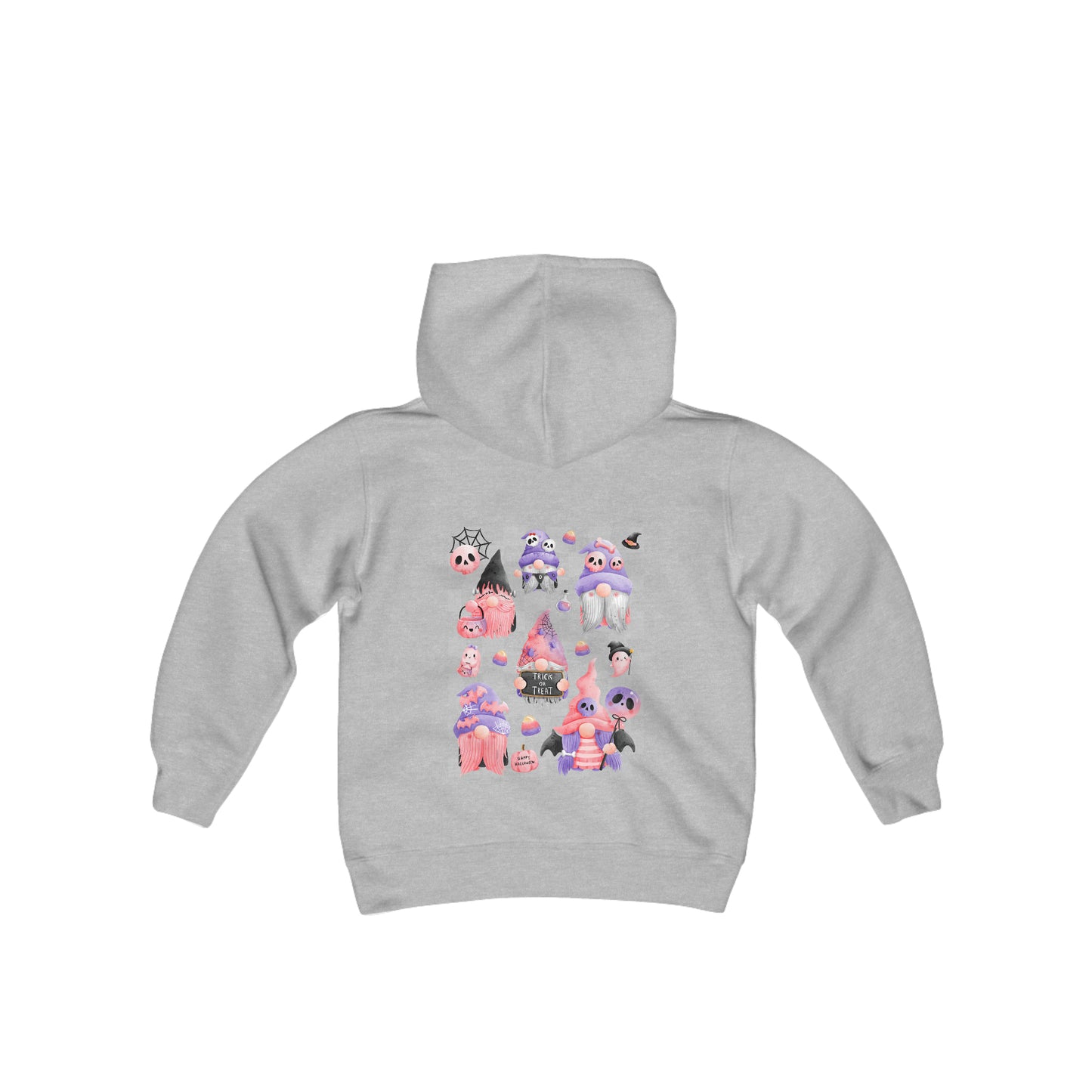 Youth Gnome Halloween Pink/Purple Hoodie