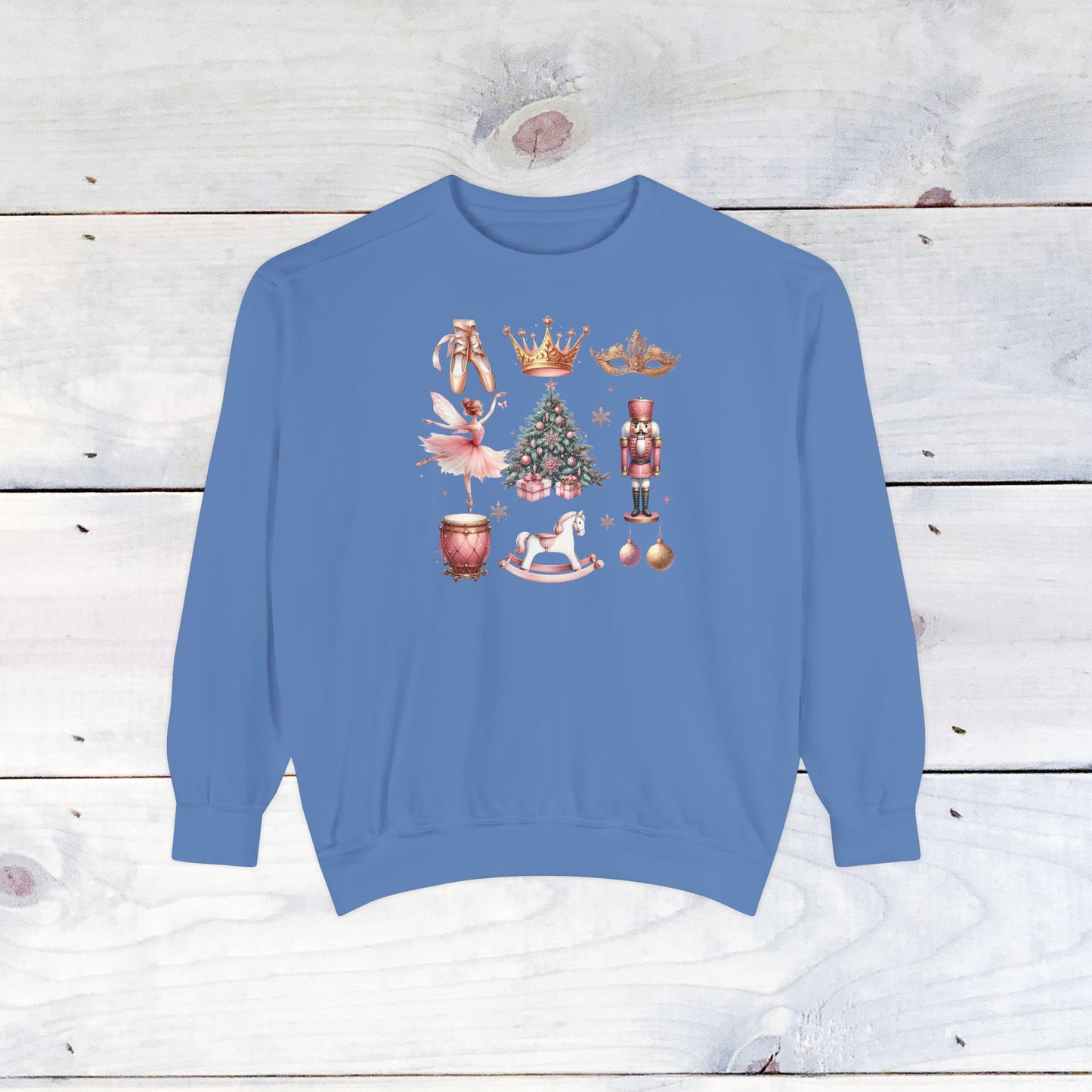 The Nutcracker Grid Comfort Colors Sweater