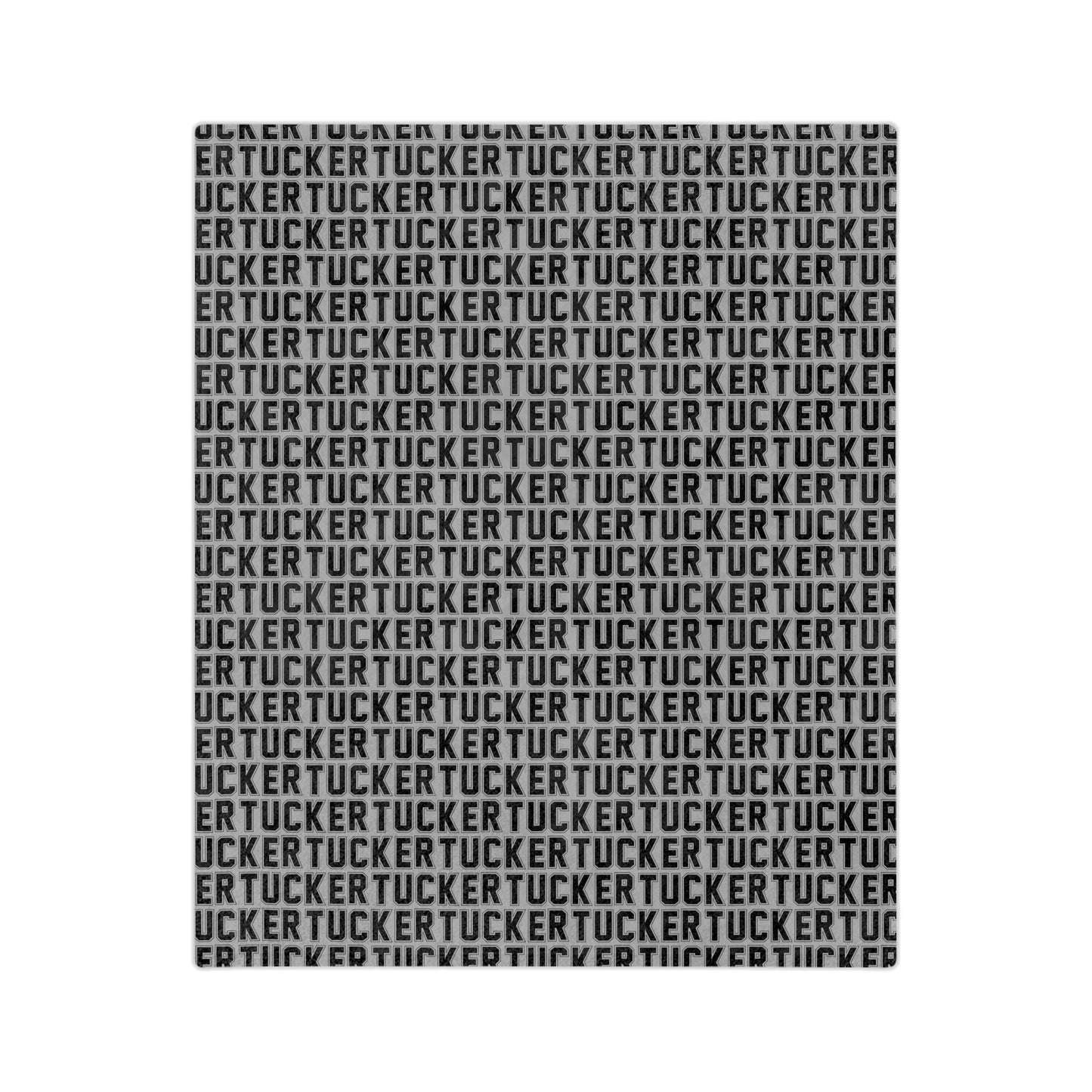 Tucker Custom Blanket Grey