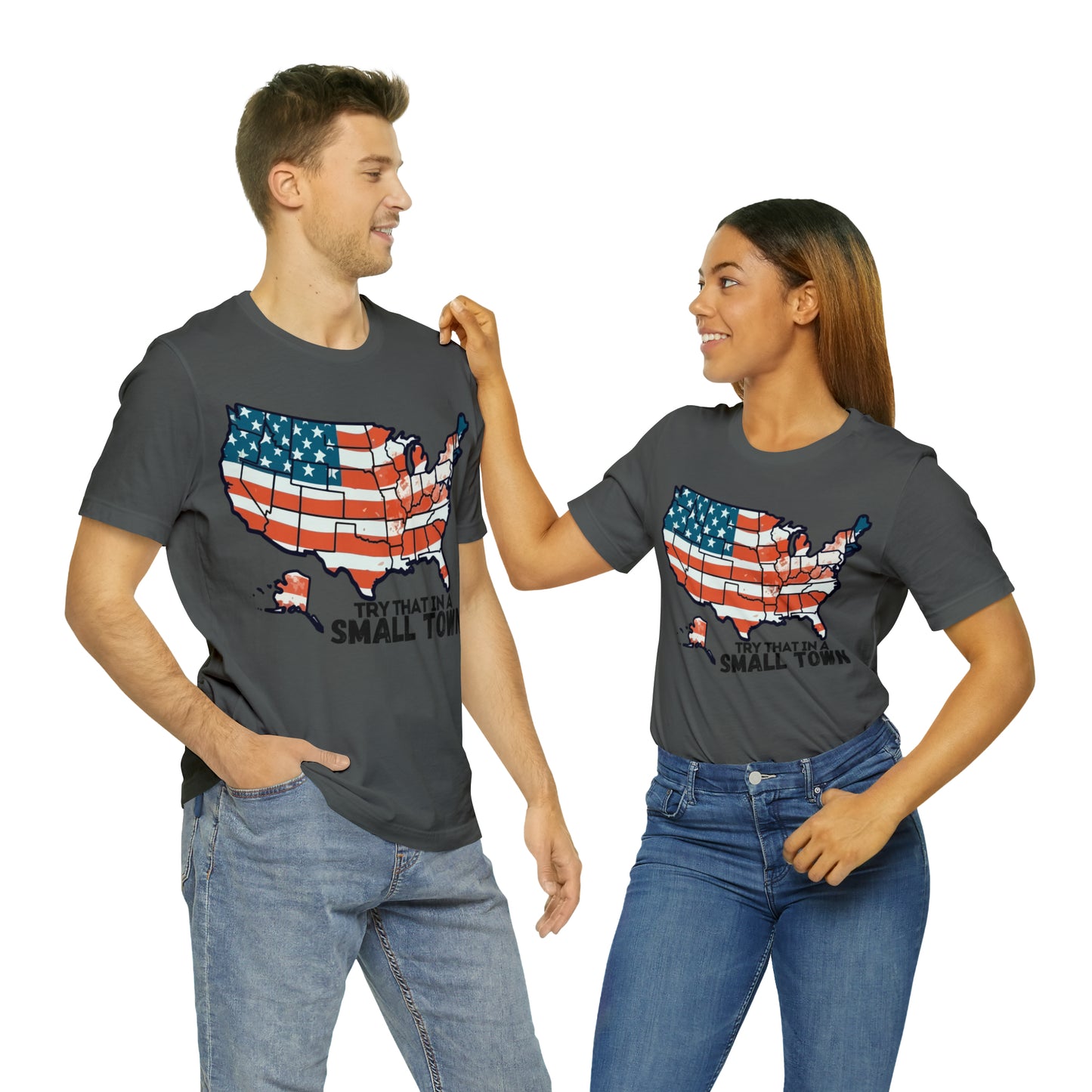 Try That in a Small Town - America Front Graphic - Aldean - Unisex Classic T-Shirt