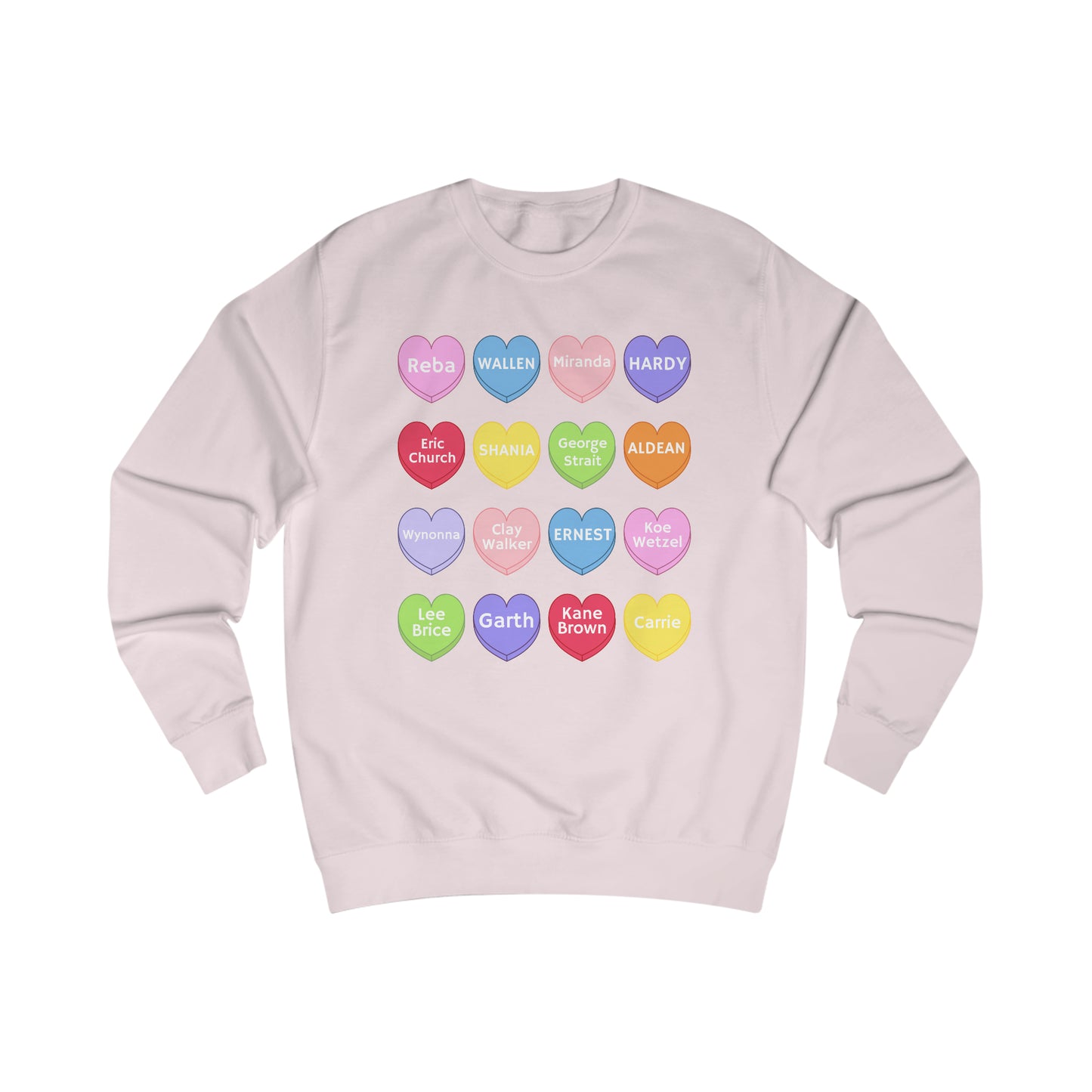 Country Conversation Hearts Sweater