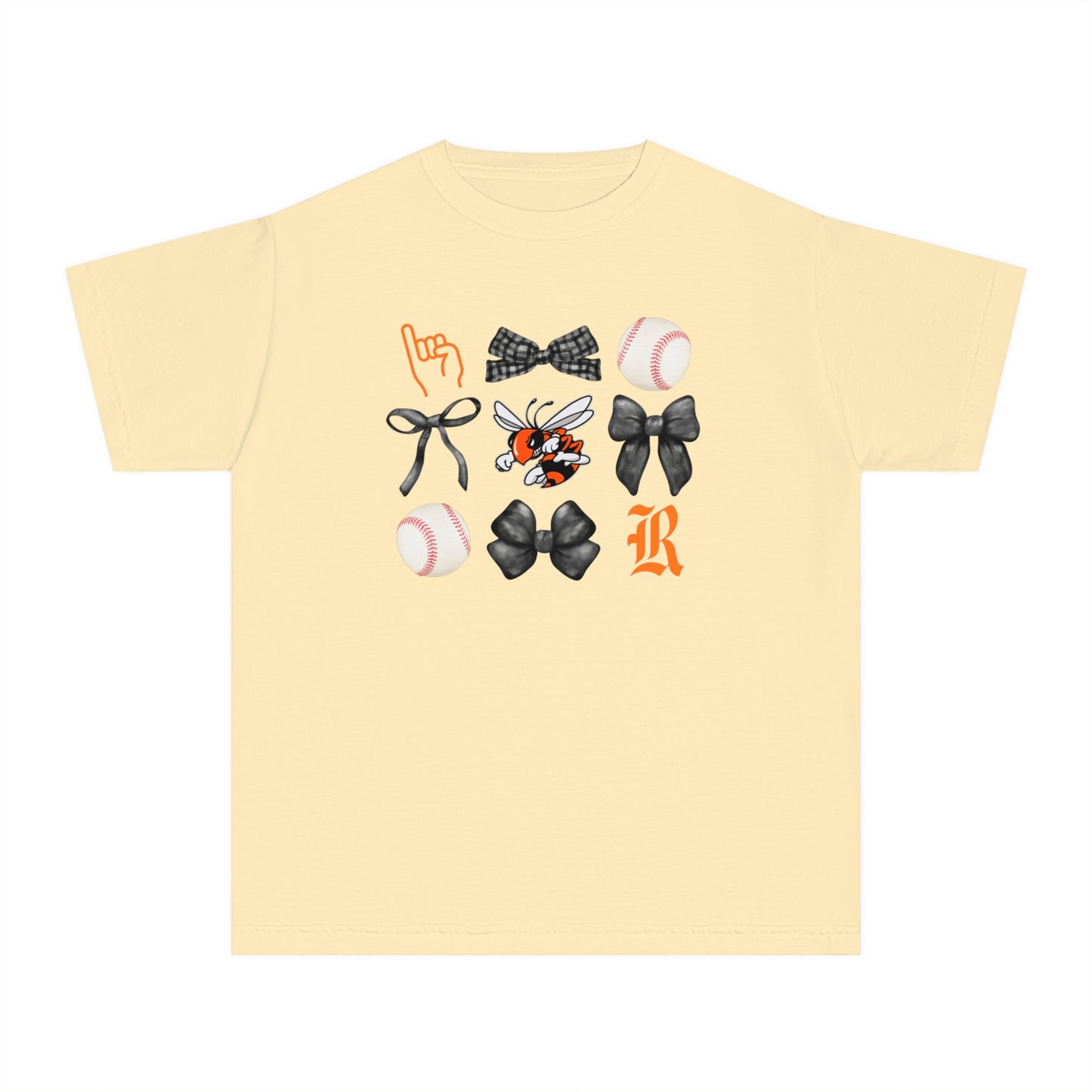 Youth Jackets Baseball Grid Comfort Colors T Shirt