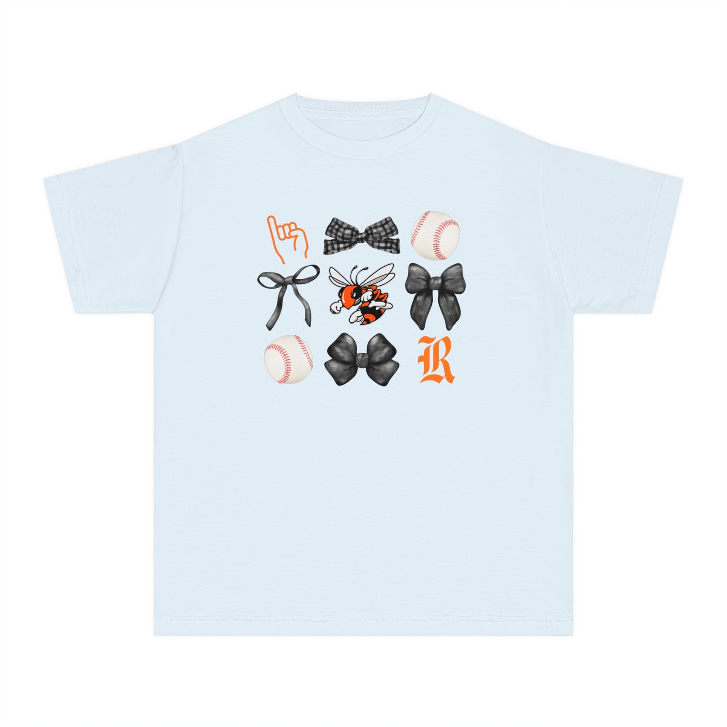 Youth Jackets Baseball Grid Comfort Colors T Shirt