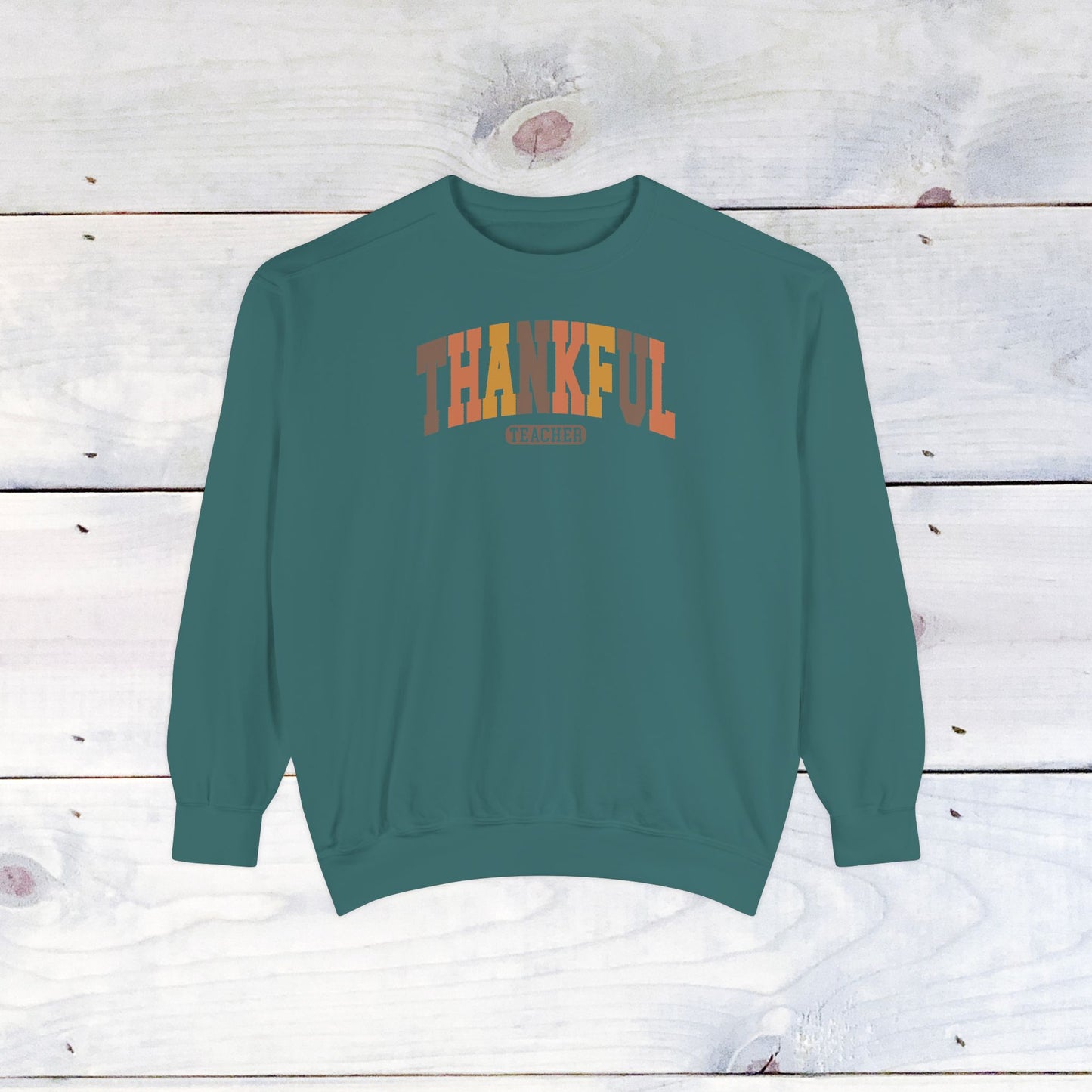 Thankful Teacher Comfort Colors Sweater