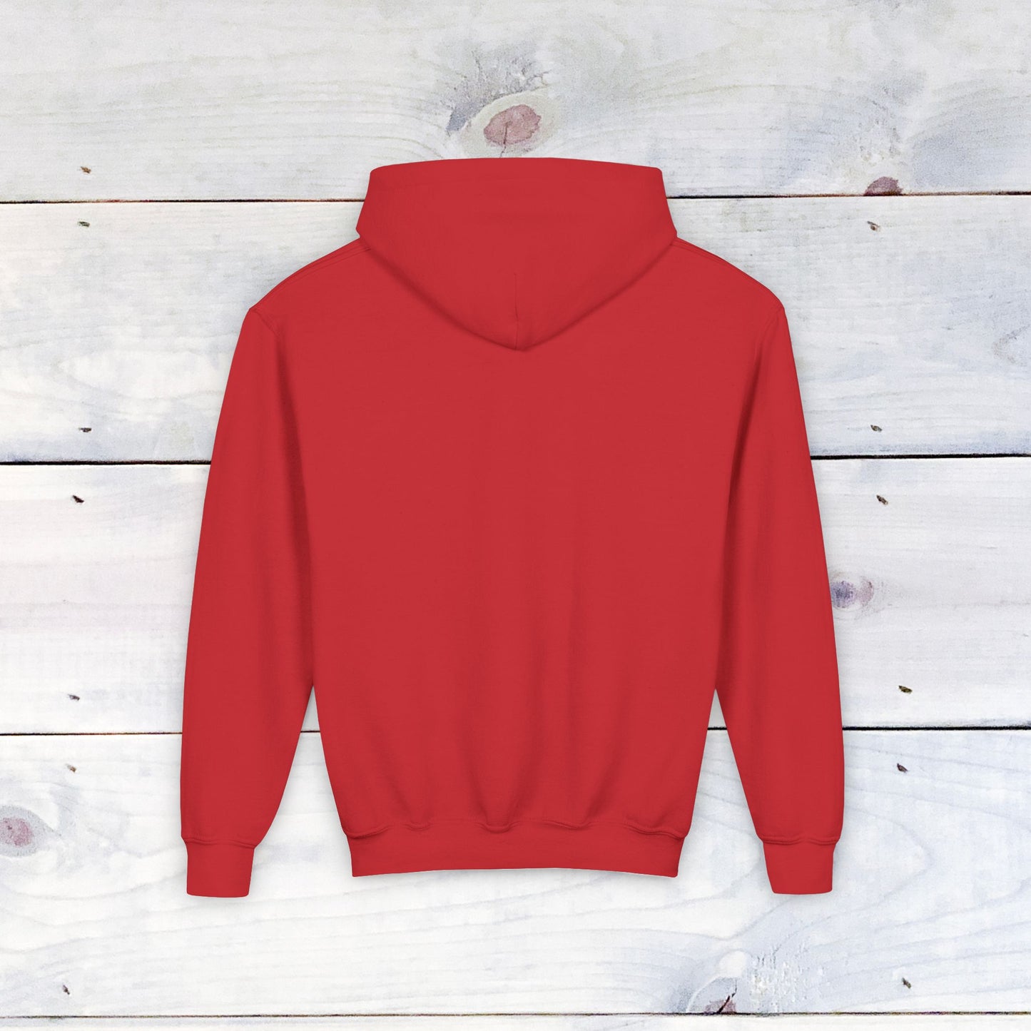 Raccoon Bow Grid Valentine Youth Hoodie