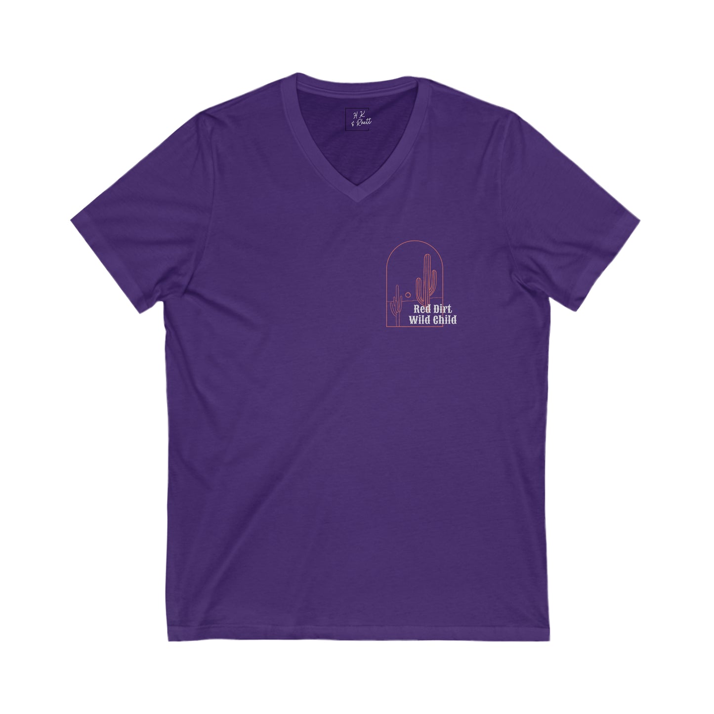 Red Dirt Wild Child V Neck