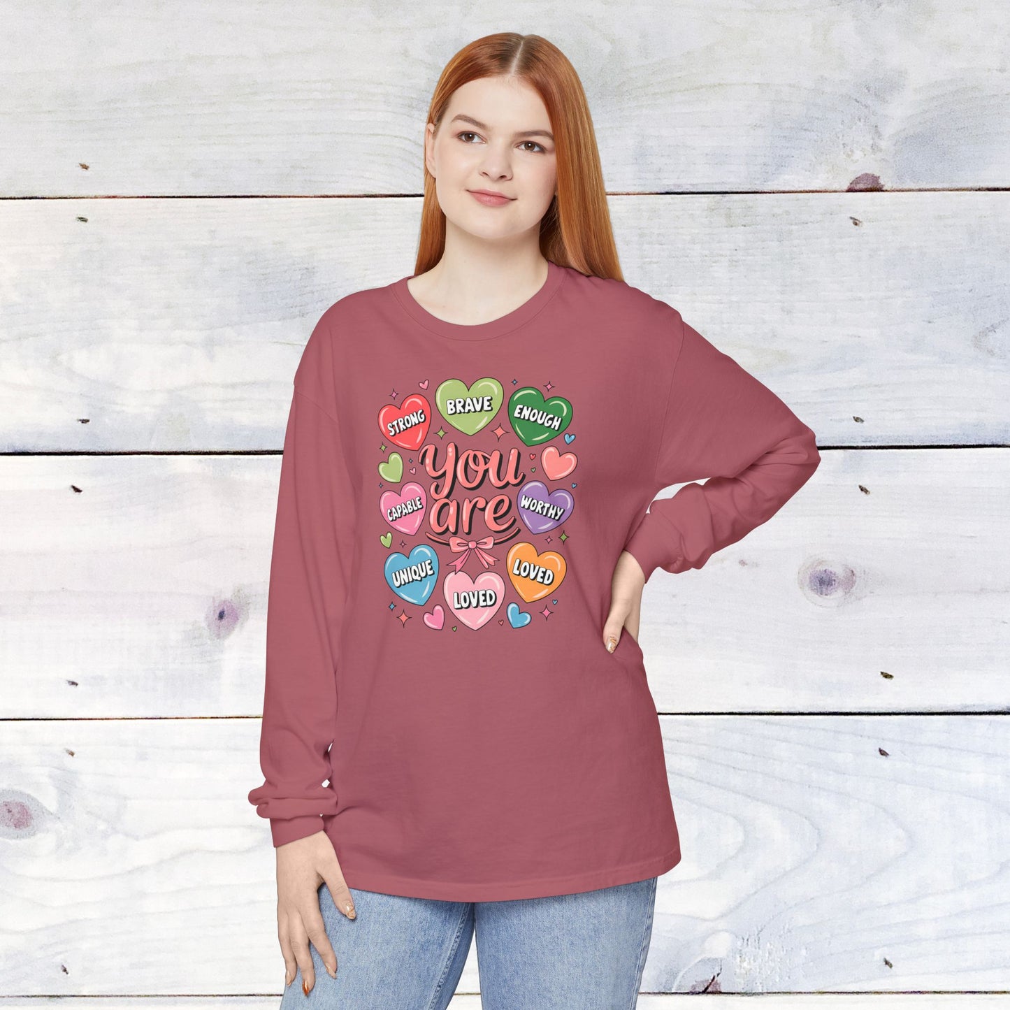 You are Loved Comfort Colors Long Sleeve T-Shirt