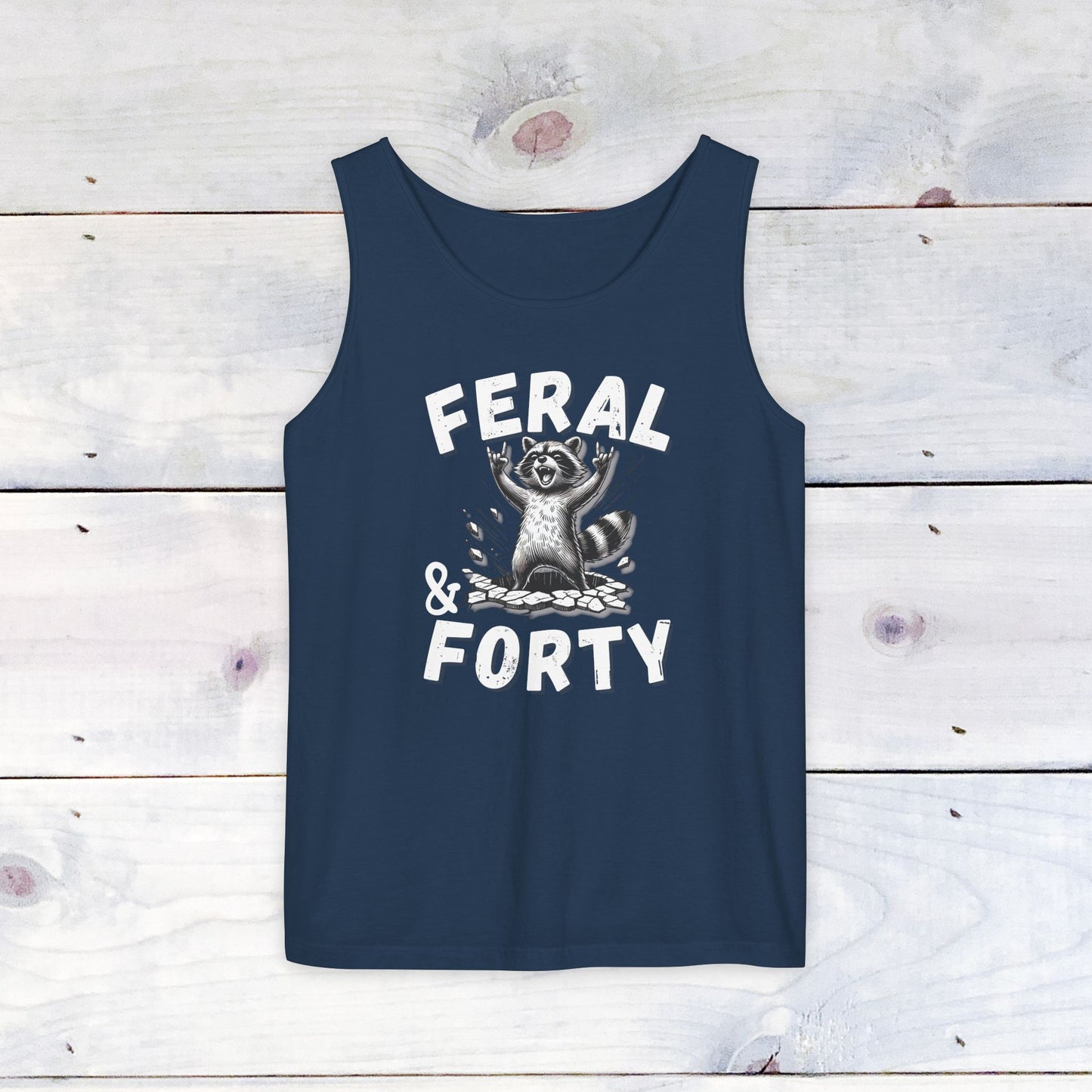Feral & Forty Rockin' Comfort Colors Tank Top