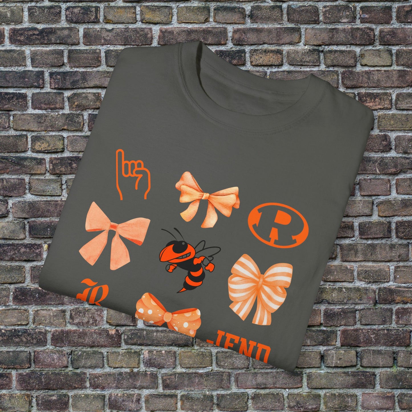 Rockwal Yellowjacket Bow Comfort Colors T