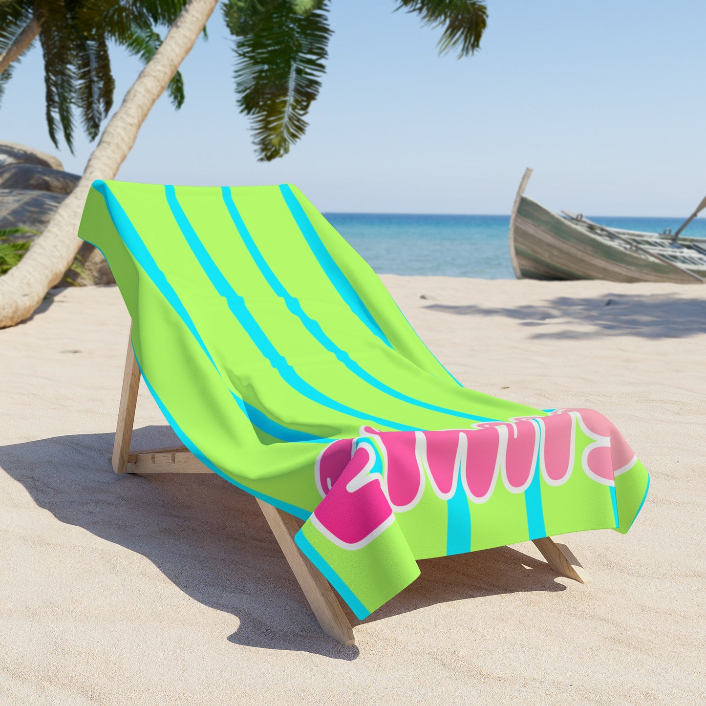 Custom Beach Towel - EMILY