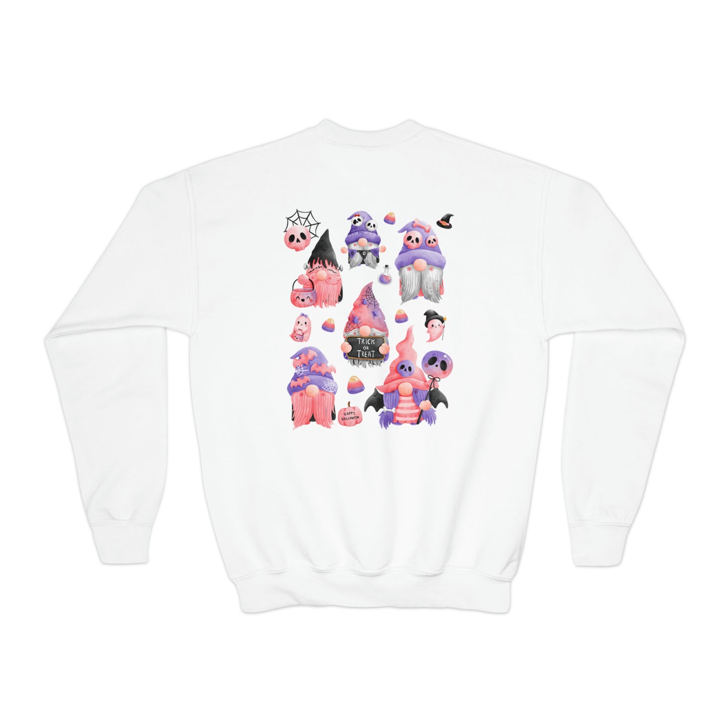 Girls Youth Halloween Gnome Sweater 2