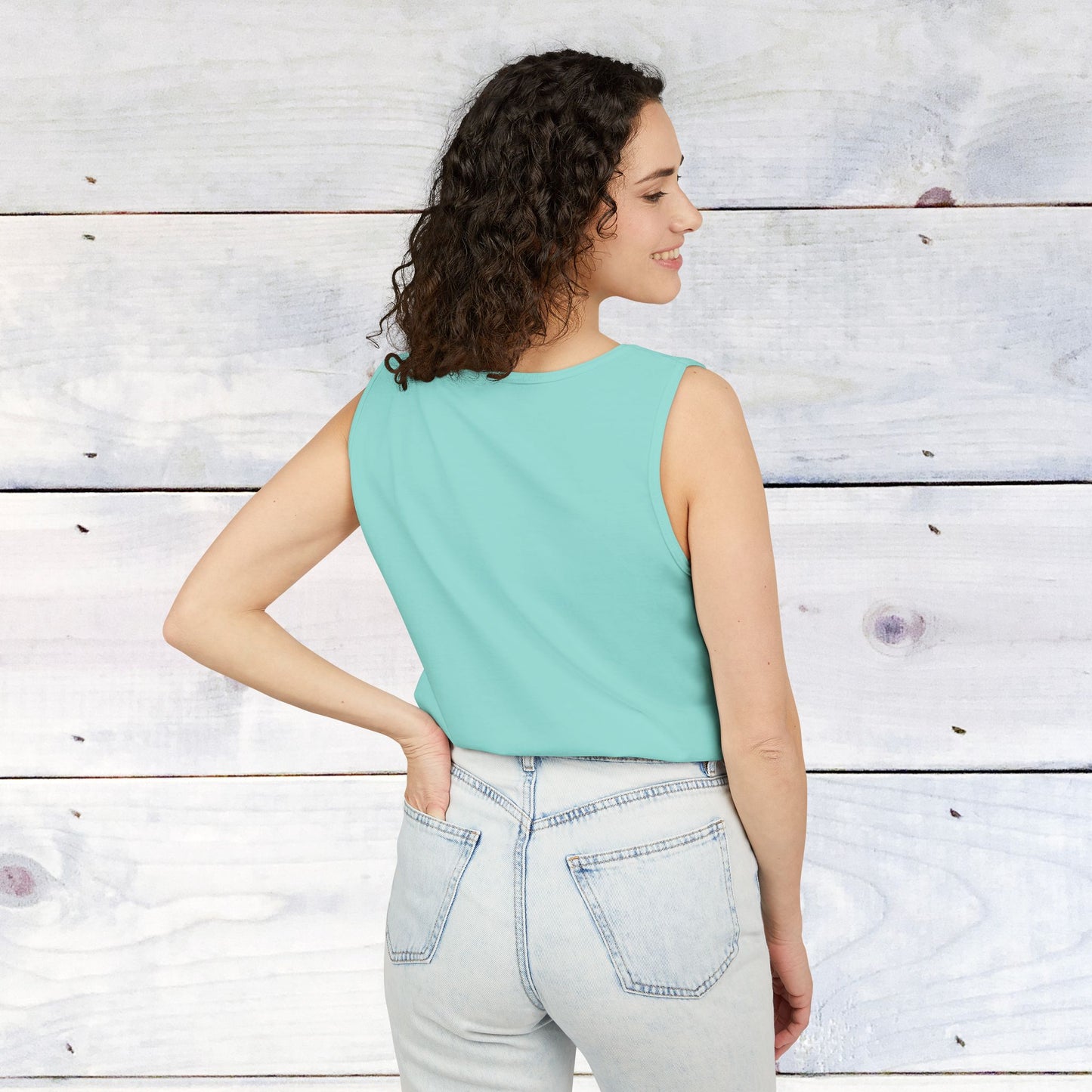 Feral and Forty Floatie Comfort Colors Tank Top