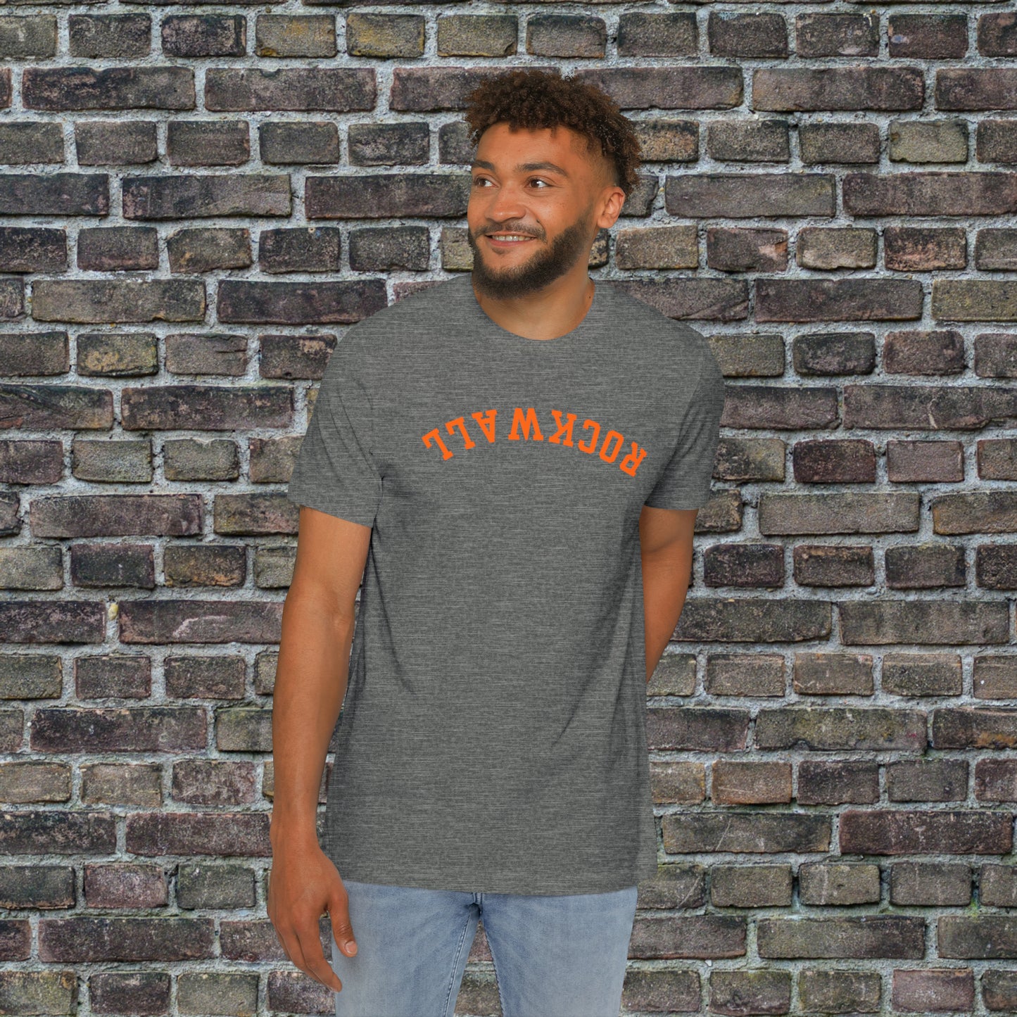 Upside Down Rockwall T Shirt