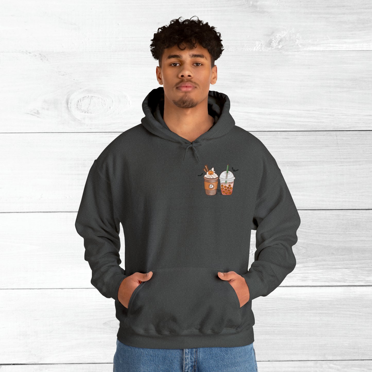 Halloween Coffee Hoodie - Hocus Pocus I need Coffee to Focus Back