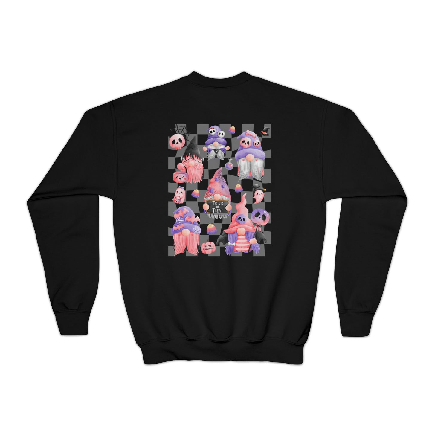 Girls Youth Halloween Gnome Sweater