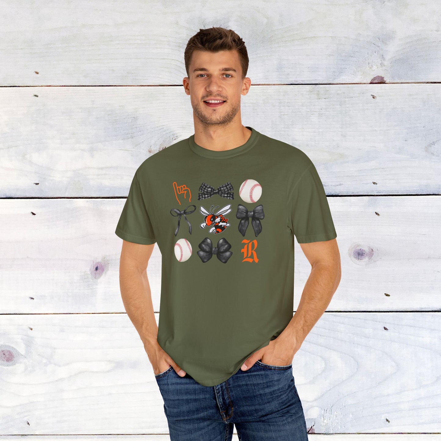 Rockwall Baseball Grid Comfort Colors T