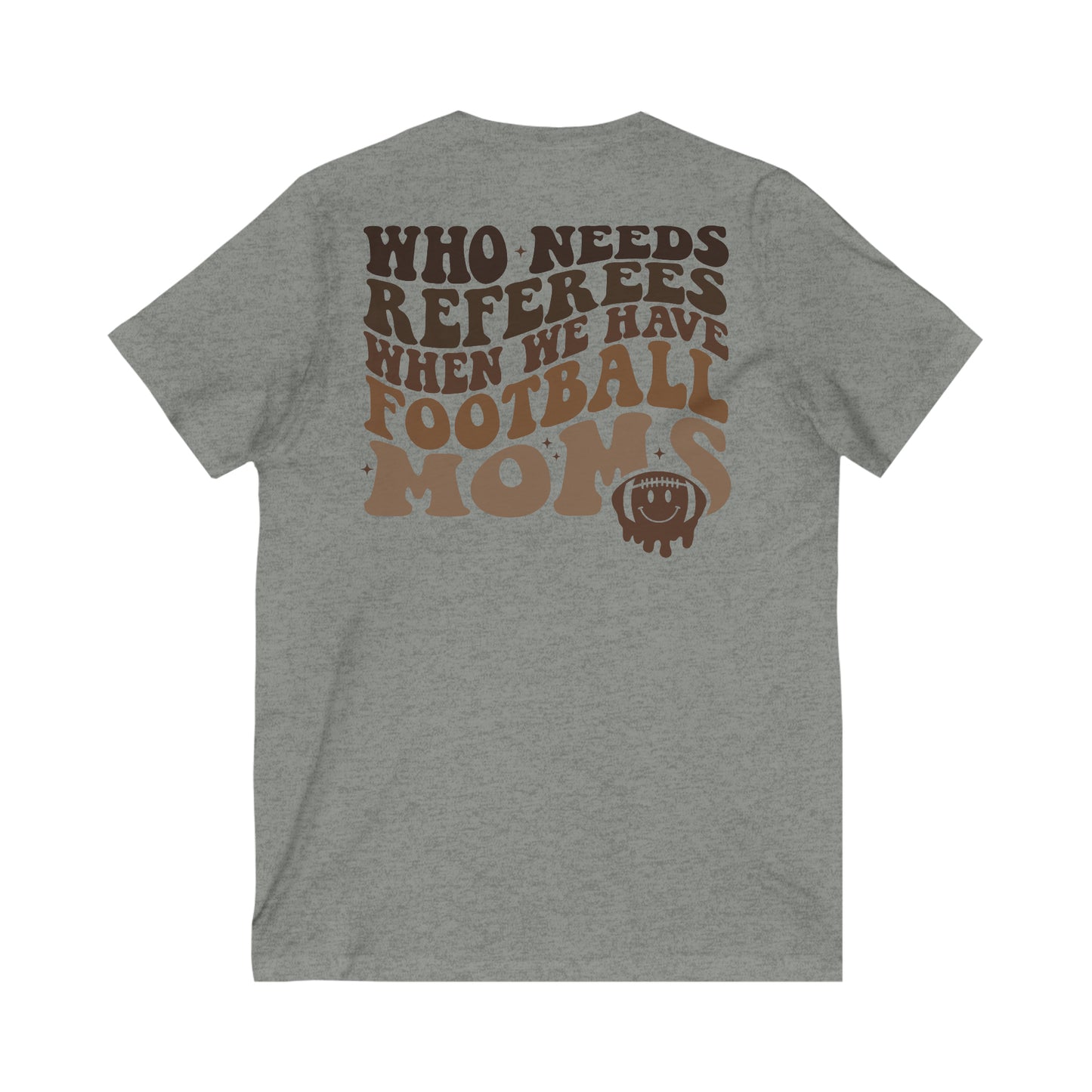 Football Mom V-Neck Tee