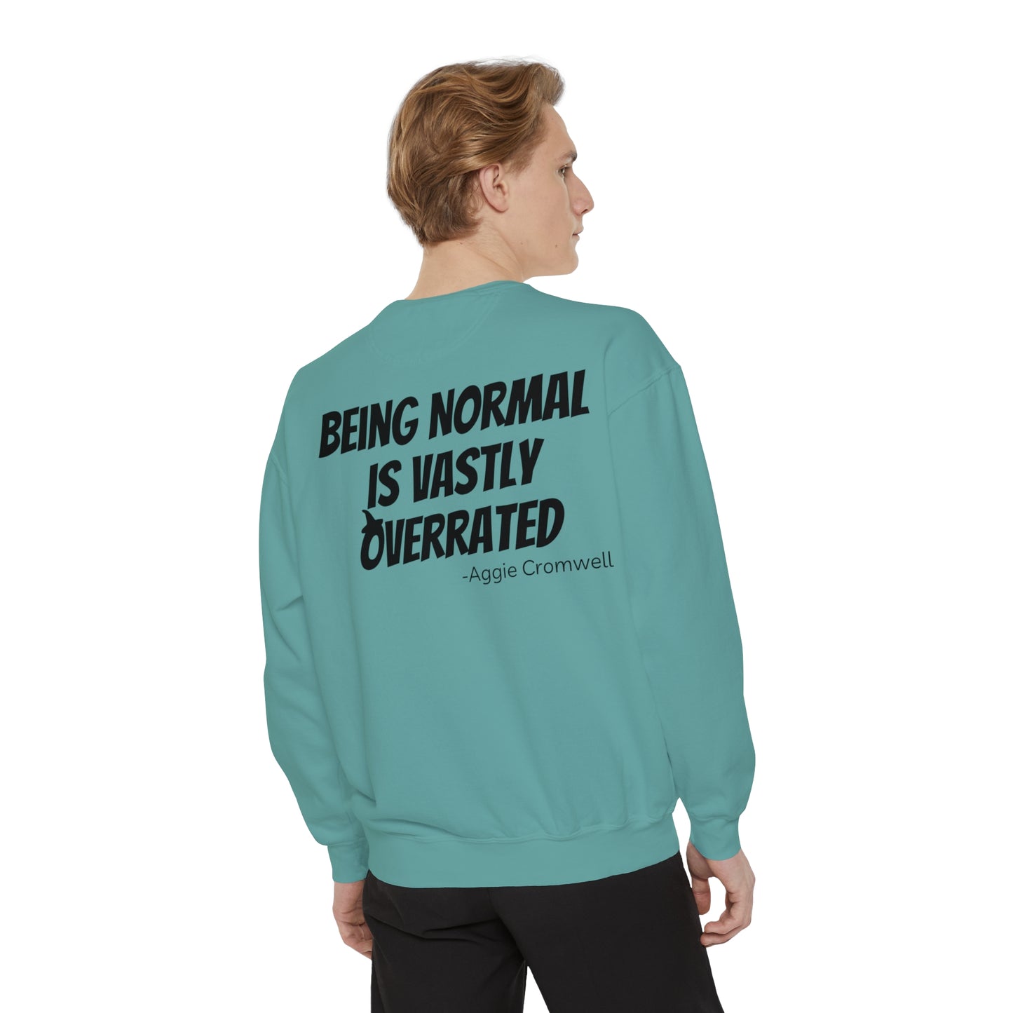 Skull Front, Vastly Overrated Back - Comfort Colors Pullover - Multi Color Options