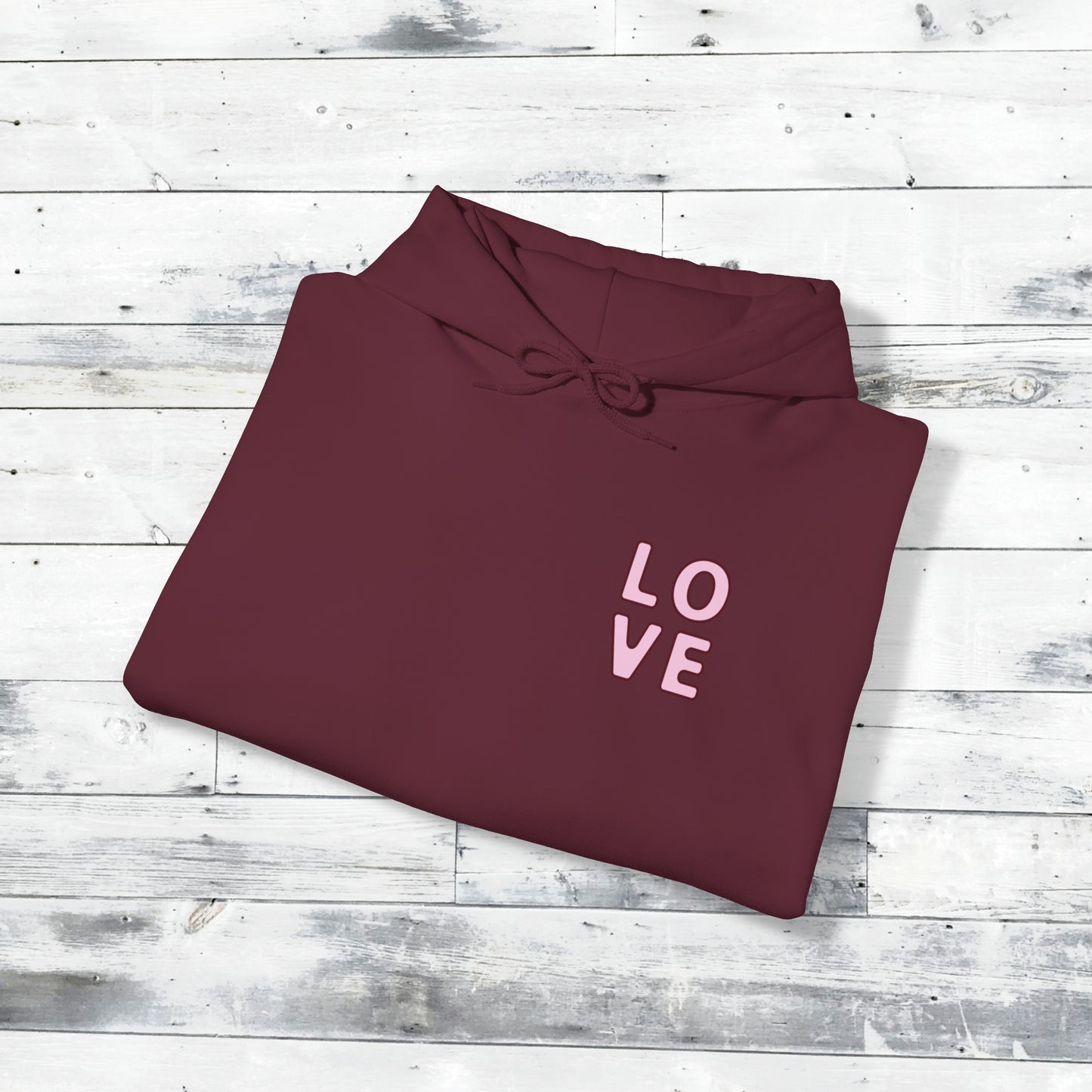 Valentines LOVE Hoodie - XOXO right cuff