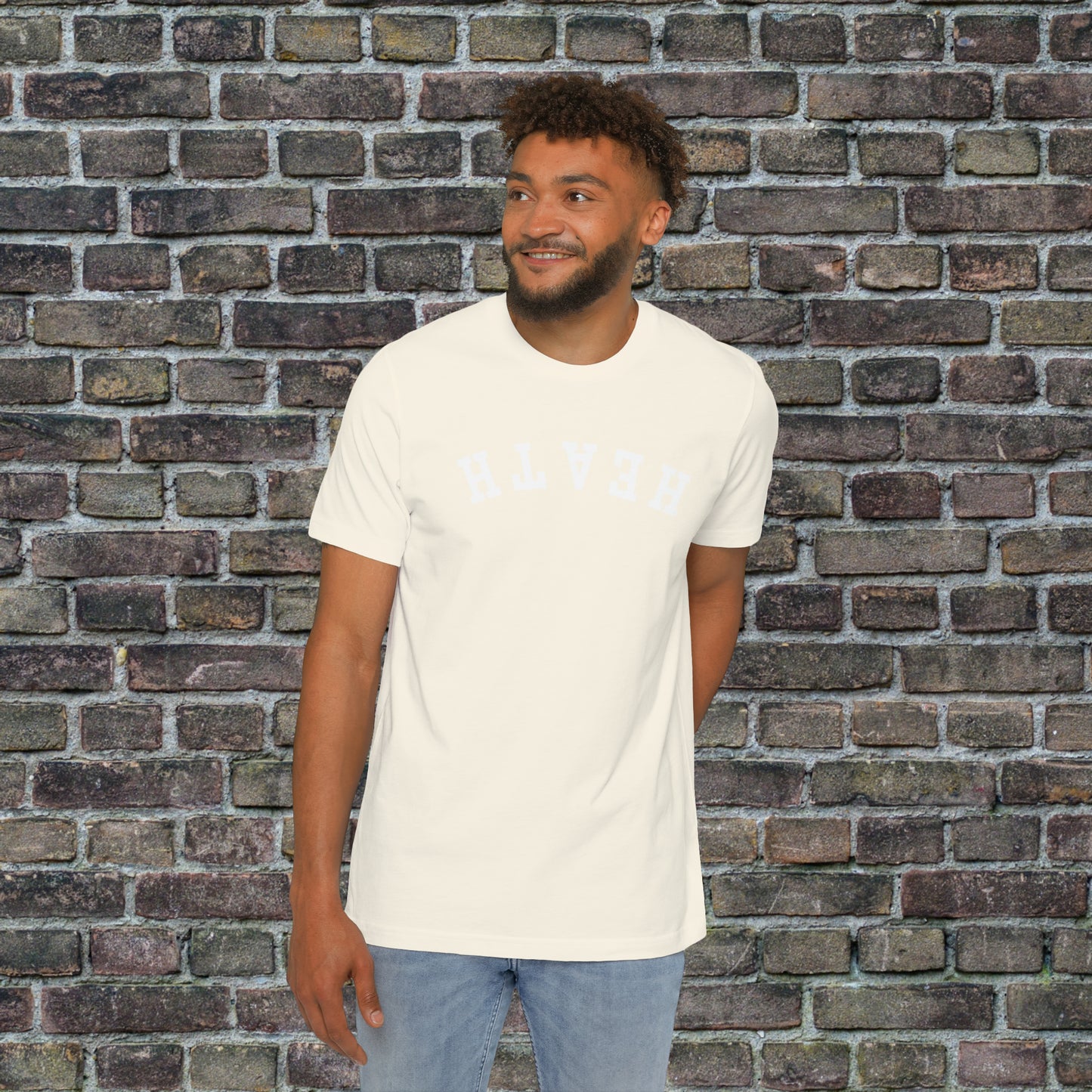 Upside down solid Heath T- Shirt
