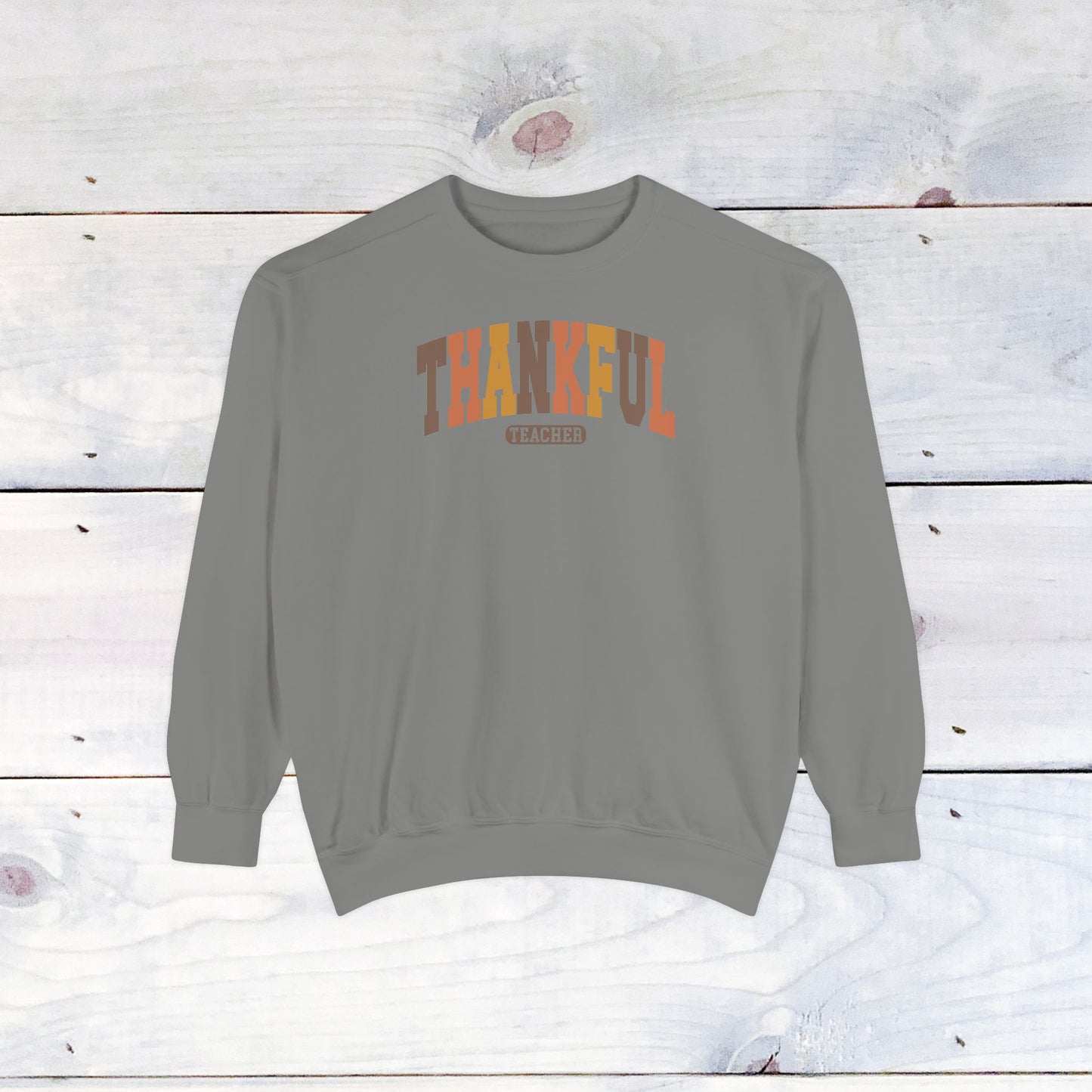 Thankful Teacher Comfort Colors Sweater