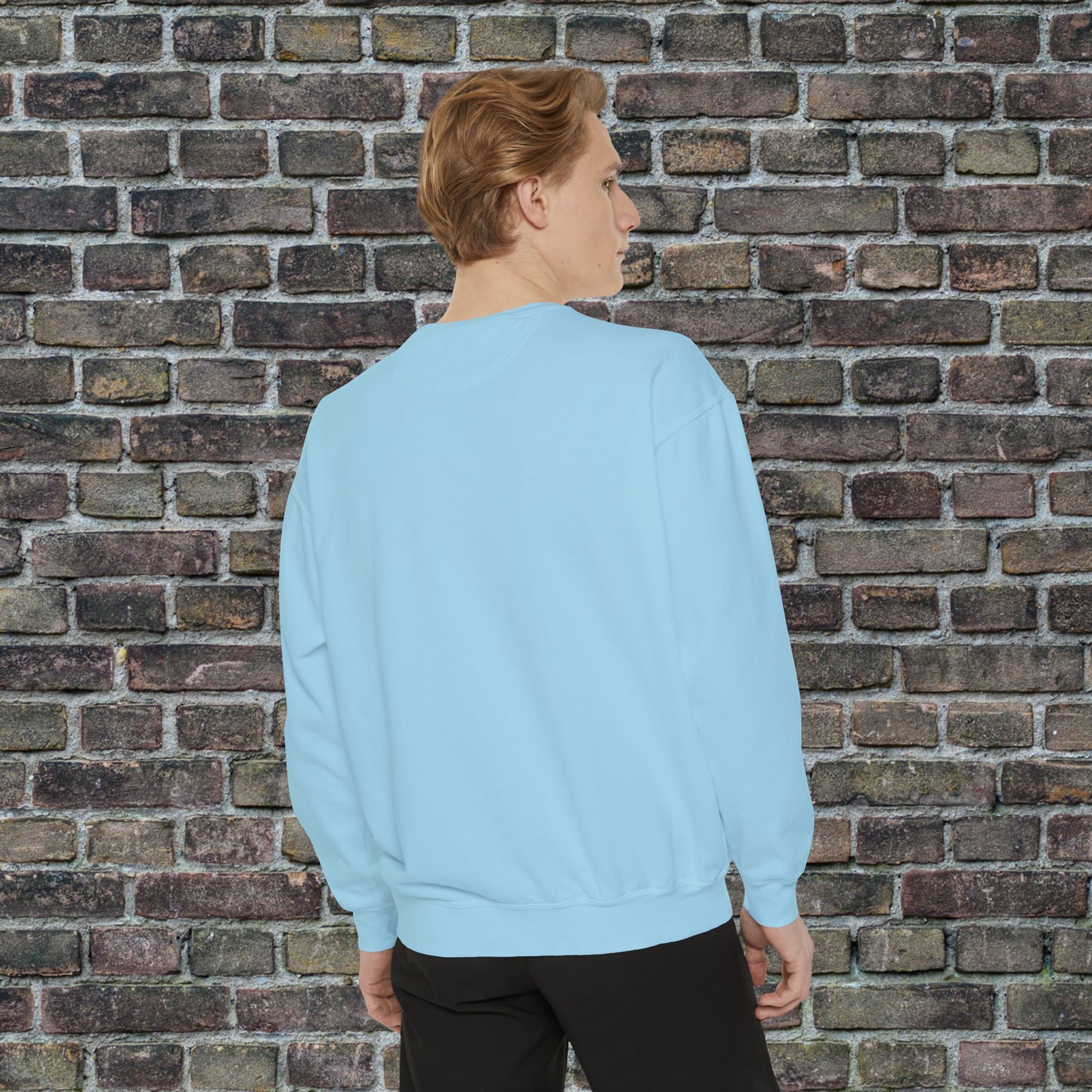 Game Day Comfort Colors Sweater - Brown Text