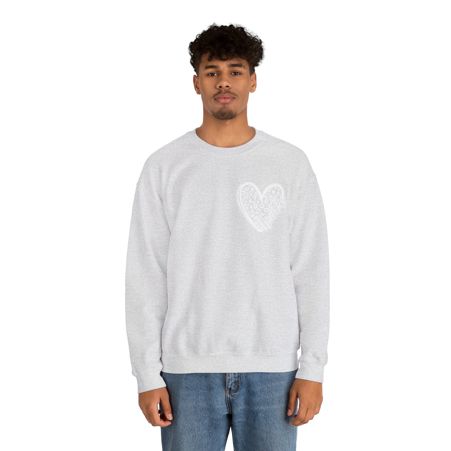 Hawks Cheetah Heart Sweater