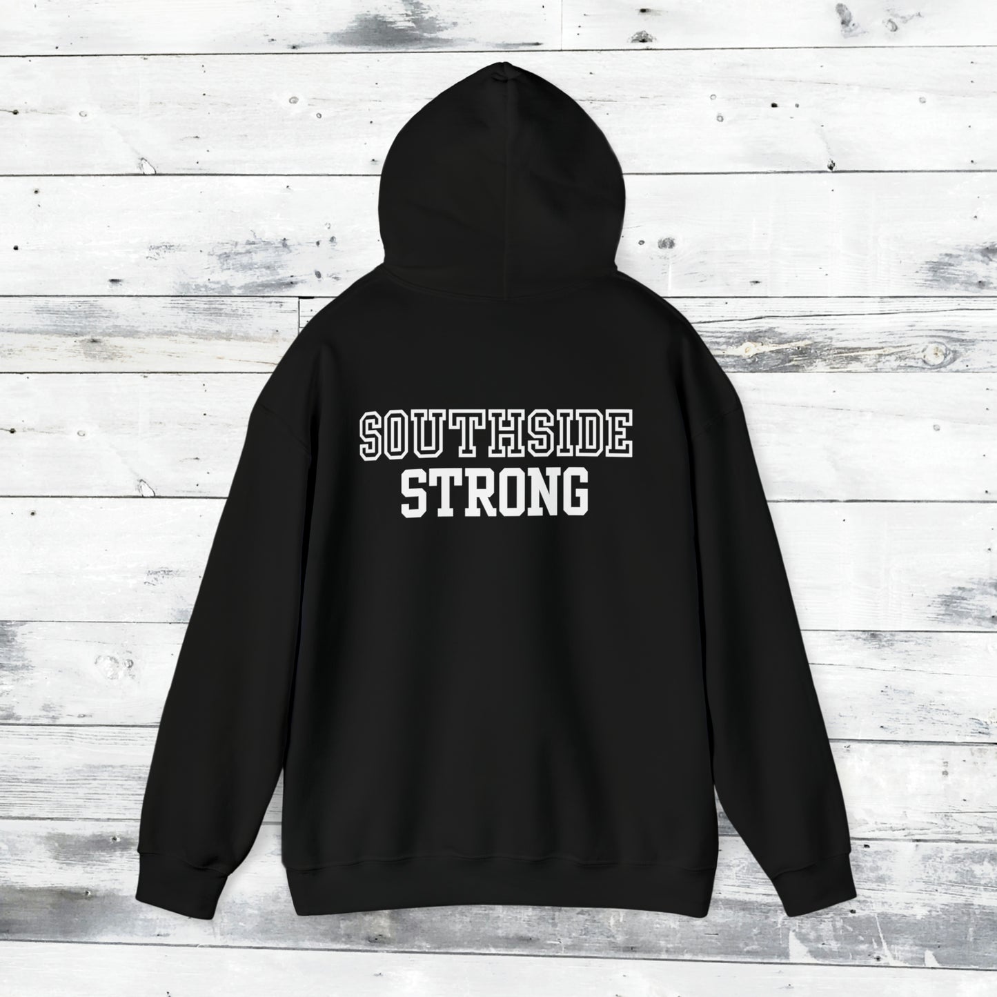 Heath Hawks - Southside Strong back Hoodie