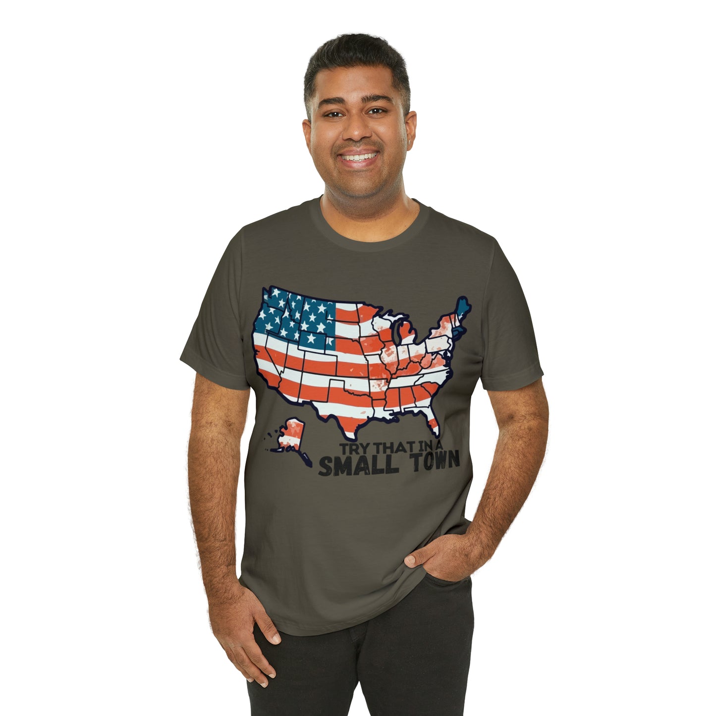 Try That in a Small Town - America Front Graphic - Aldean - Unisex Classic T-Shirt