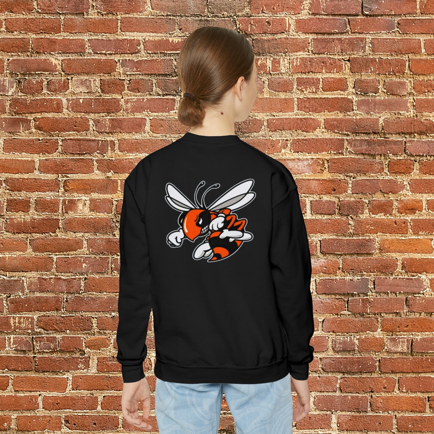 Youth Old School R Front - Fighting Jacket Back Sweater