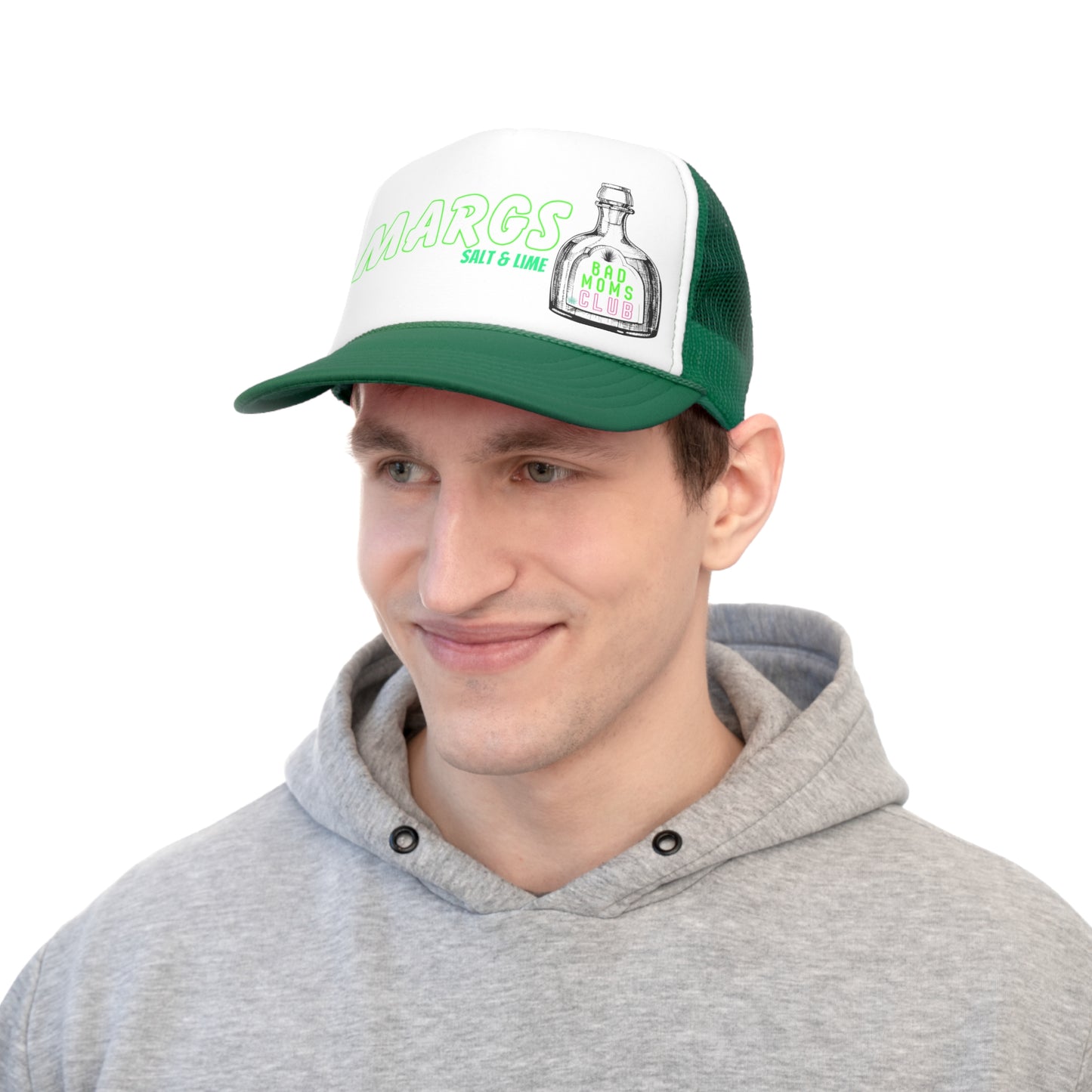 Bad Moms Club - Trucker - Marg Salt & Lime