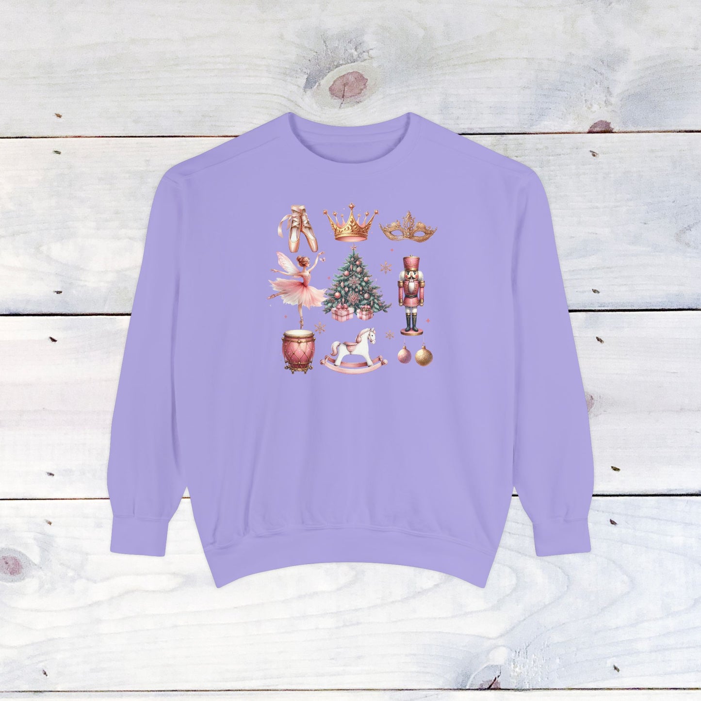 The Nutcracker Grid Comfort Colors Sweater