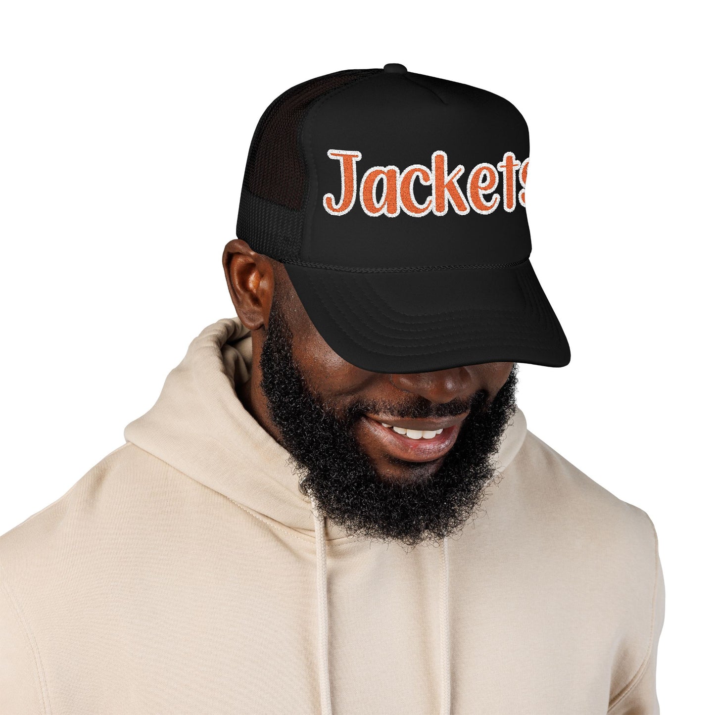 JACKETS Embroidered Foam Trucker Hat
