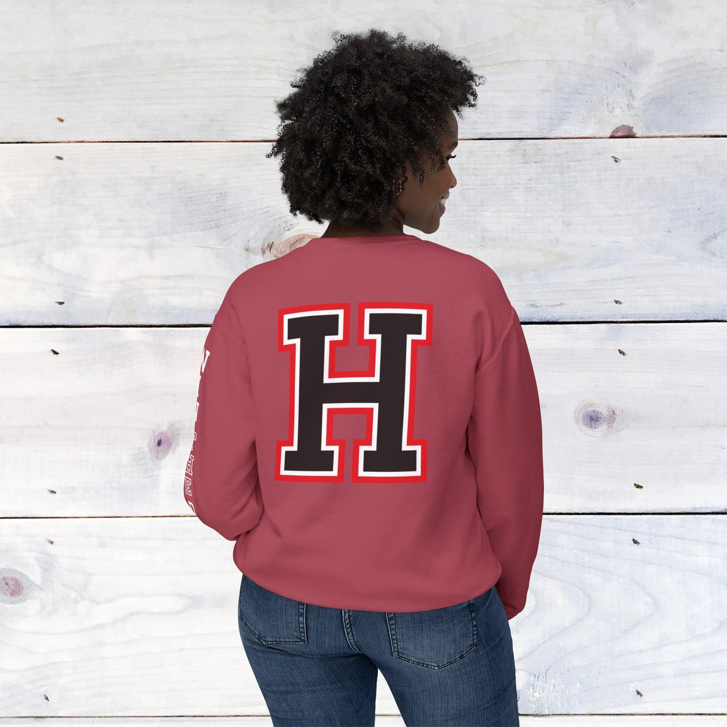 Heath Bow Sweater - Win the Day Sleeve - Comfort Colors