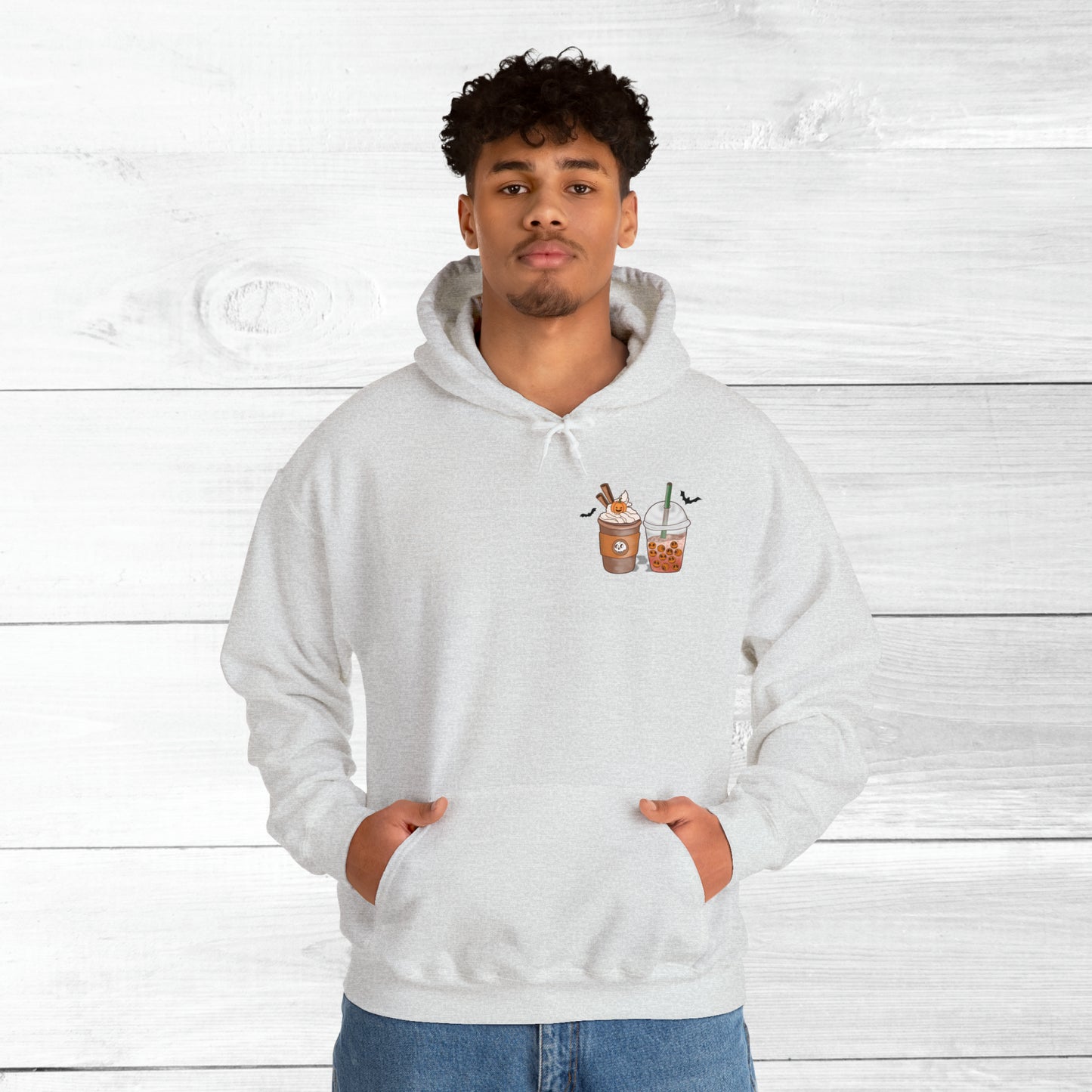 Halloween Coffee Hoodie - Hocus Pocus I need Coffee to Focus Back