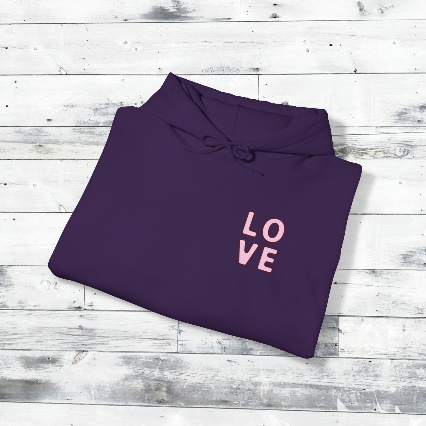 Valentines LOVE Hoodie - XOXO right cuff