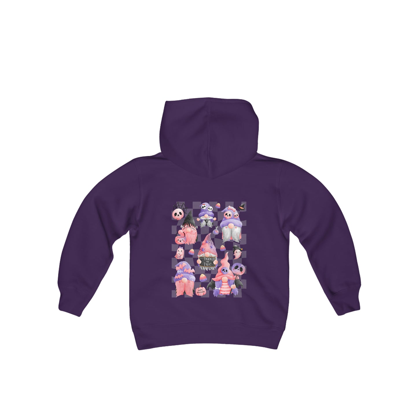 Youth Gnome Halloween Pink/Purple Hoodie