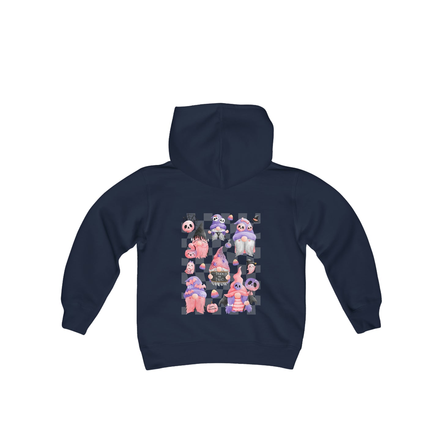 Youth Gnome Halloween Pink/Purple Hoodie
