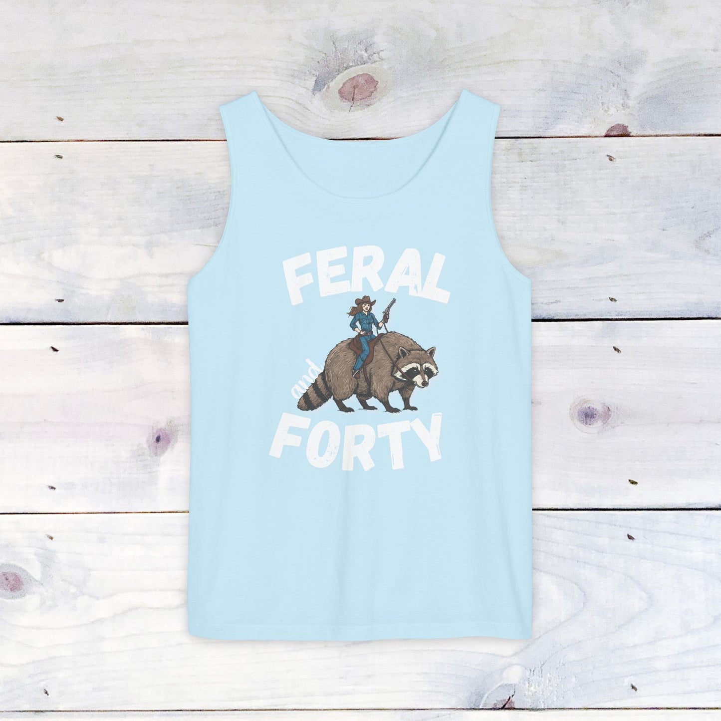 Feral & Forty Wild West Comfort Colors Tank Top