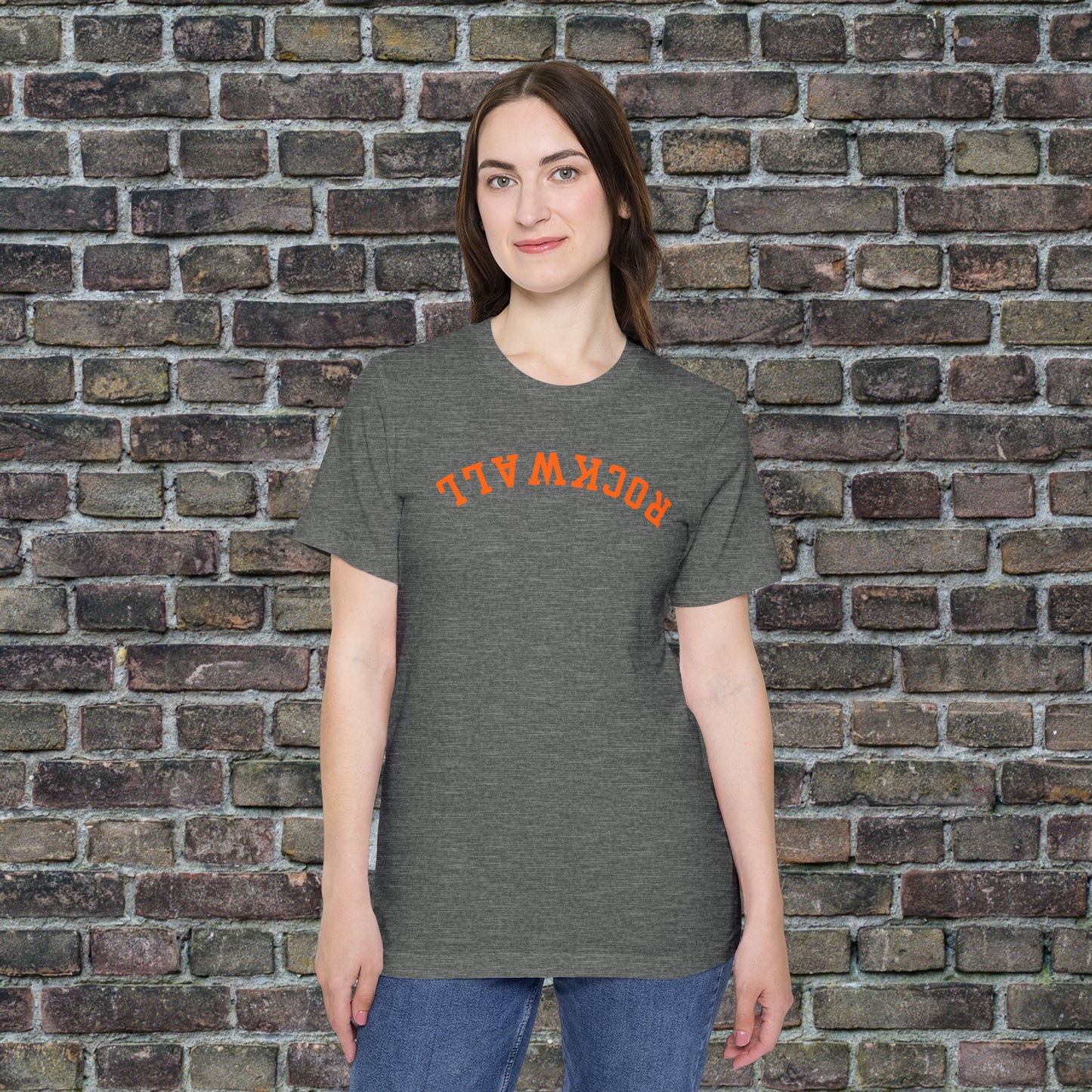 Upside Down Rockwall T Shirt