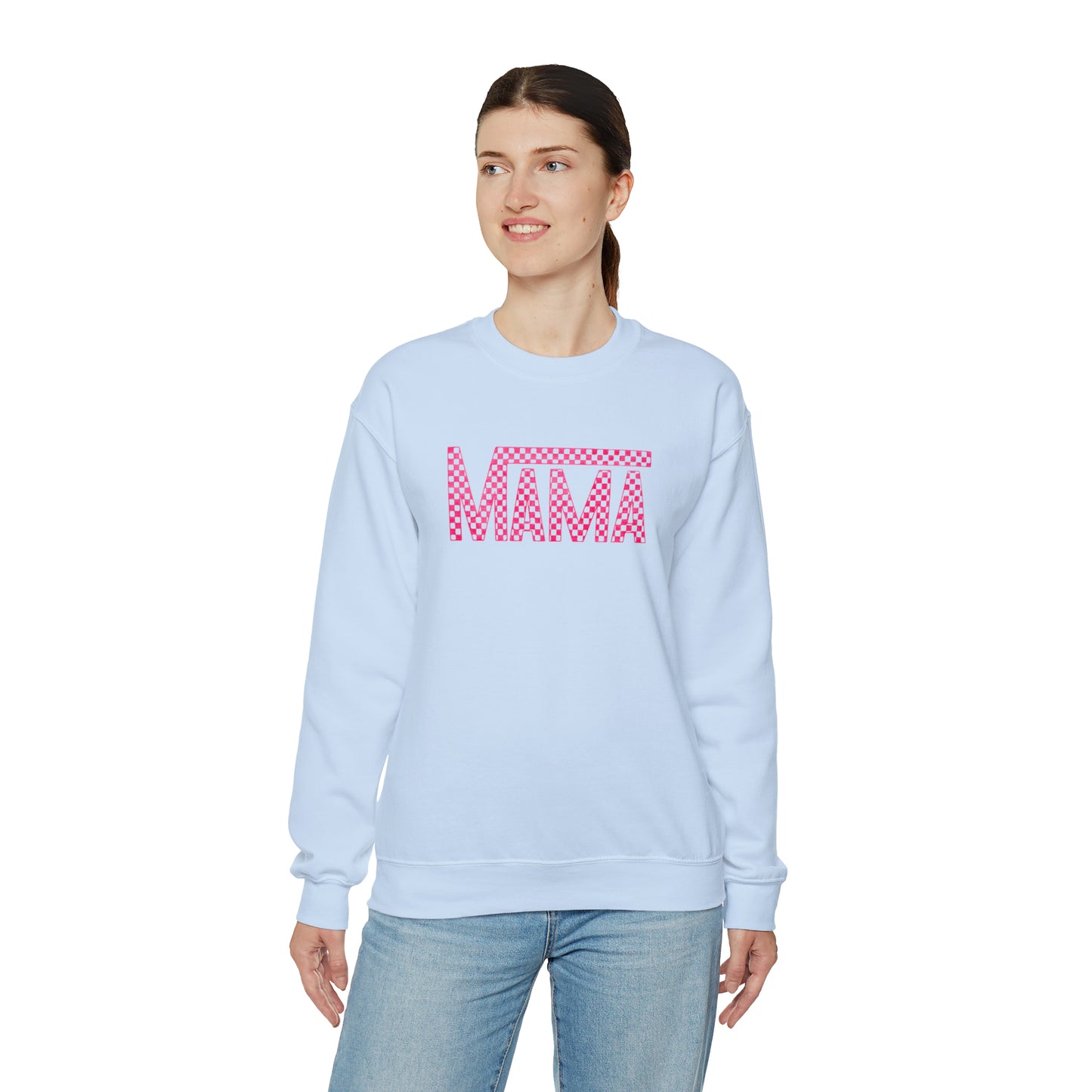 Pink Mama Checkered Sweater